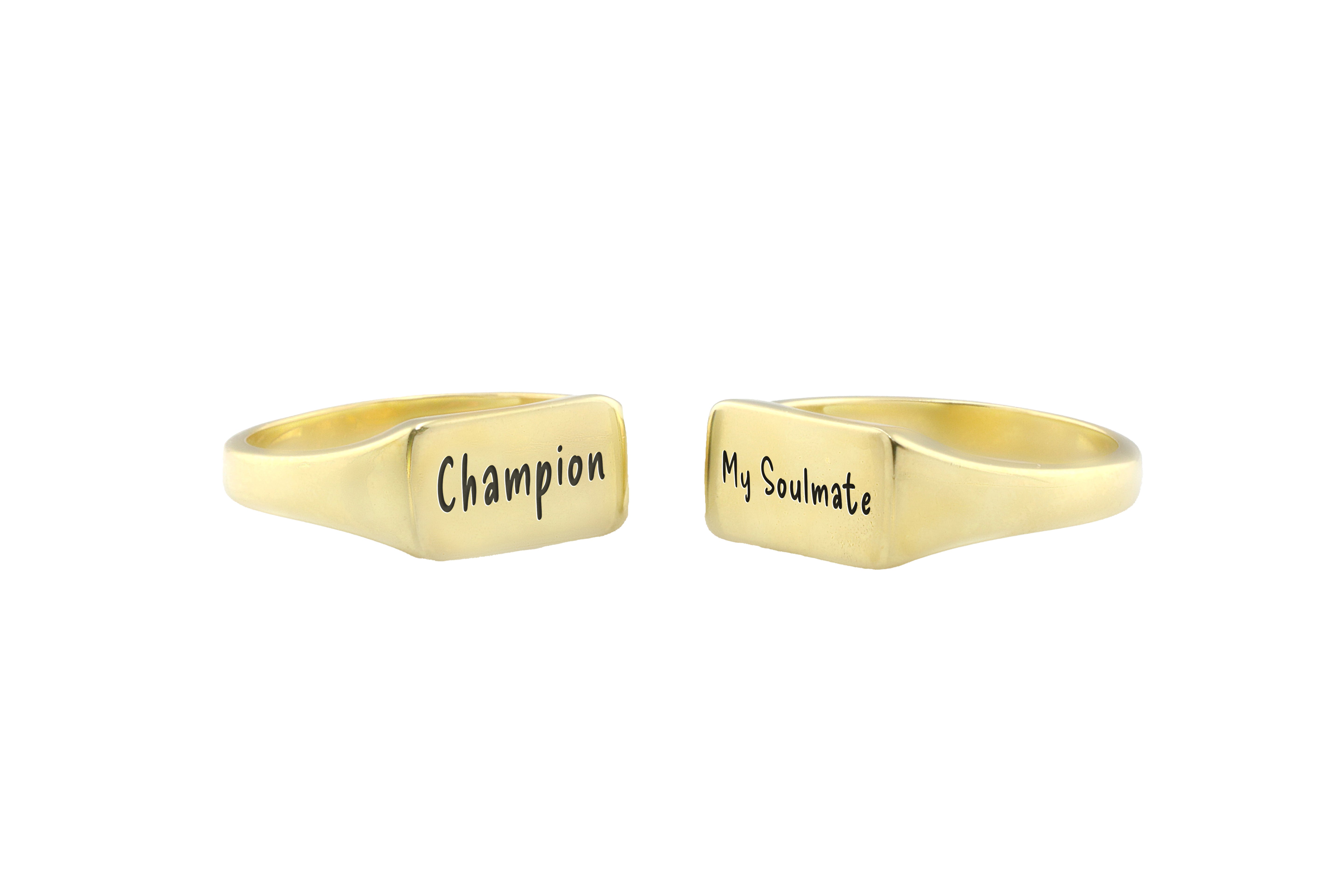 14k Gold Champion Ring
