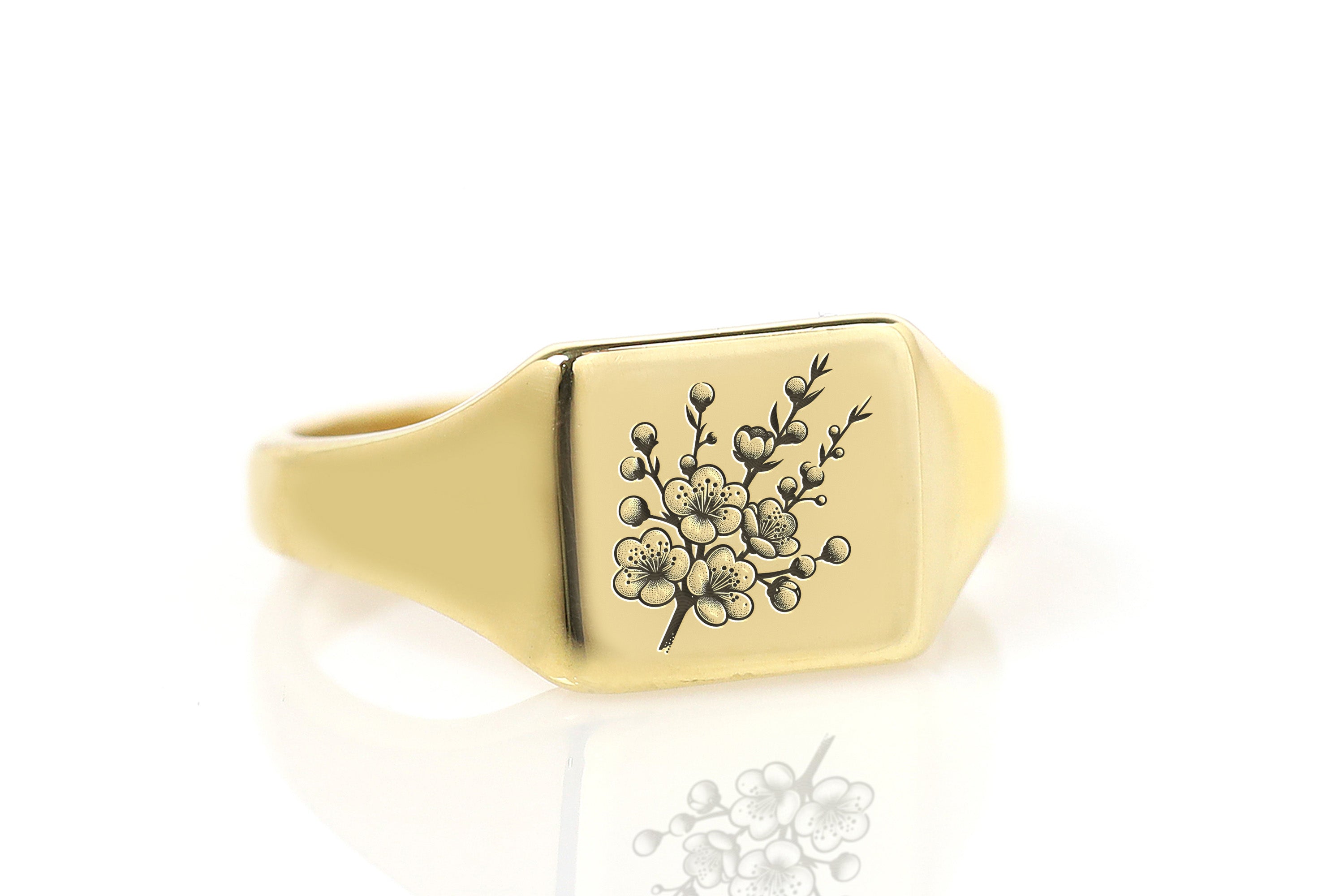 Delicate Cherry Blossom Ring
