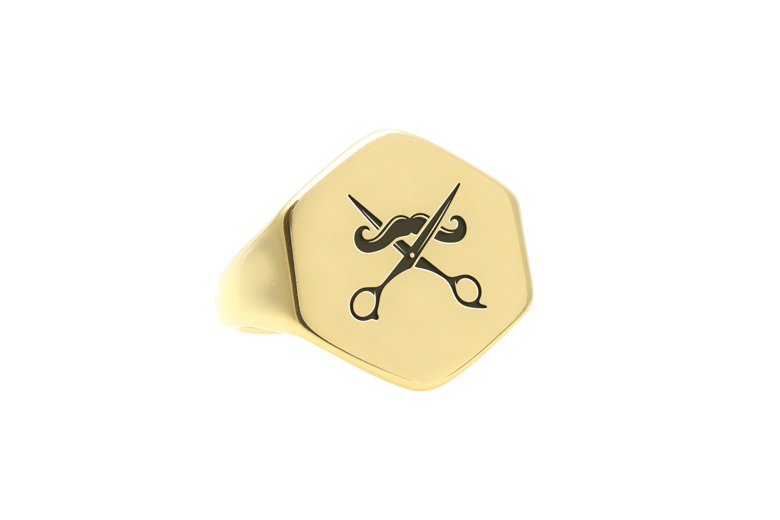 Barber Gold Signet Ring
