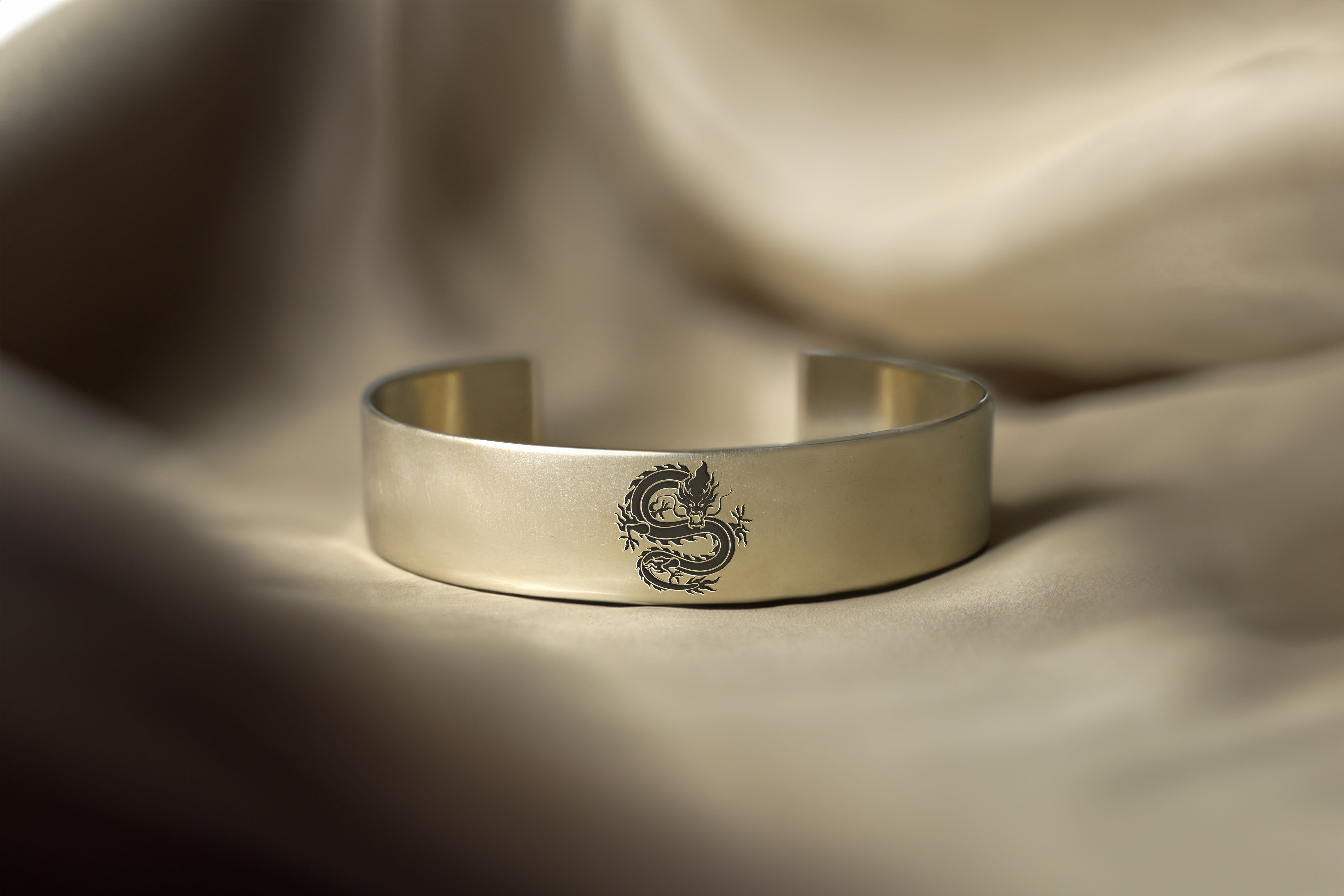 24k Gold Dragon Bracelet