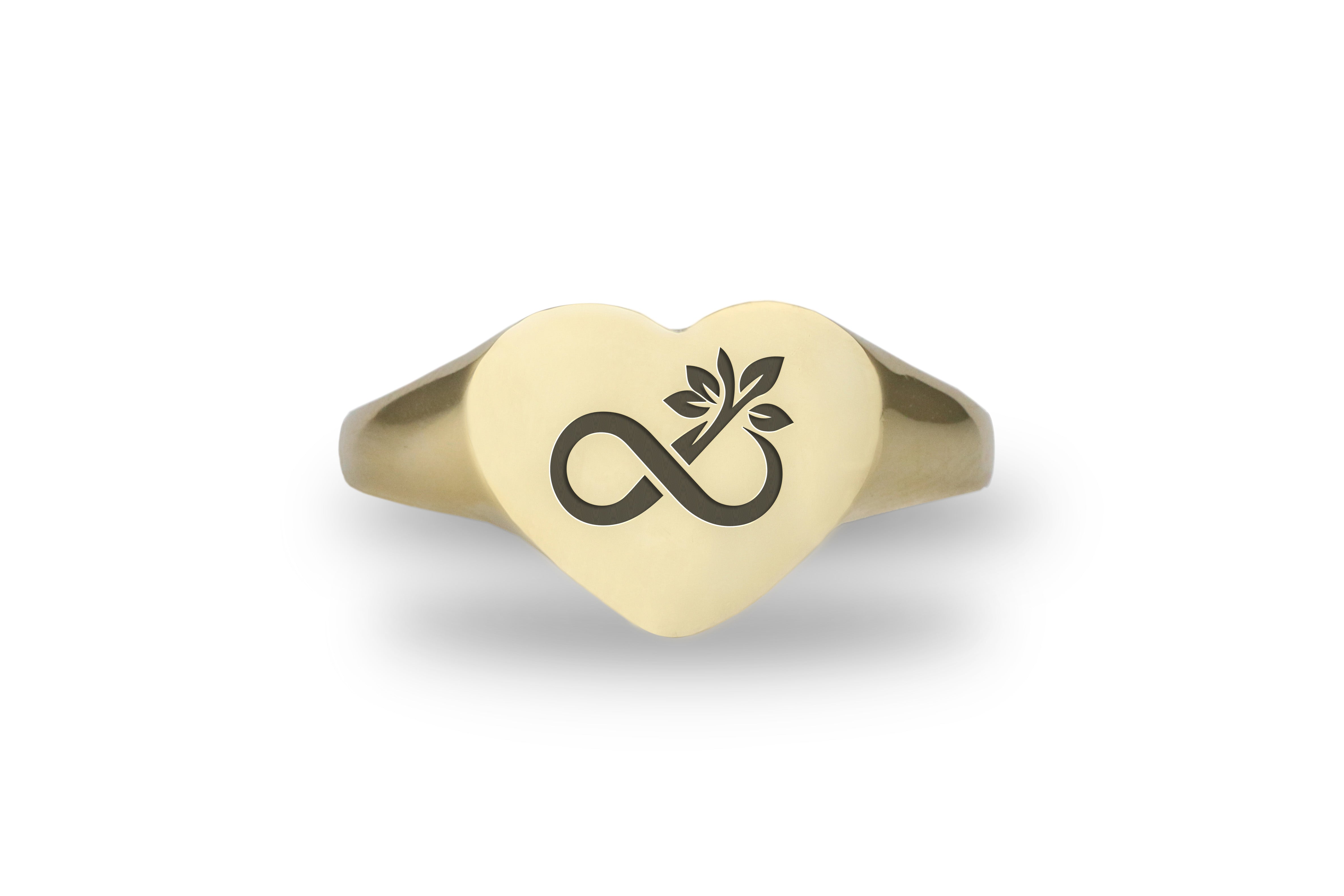 Infinity Signet Ring