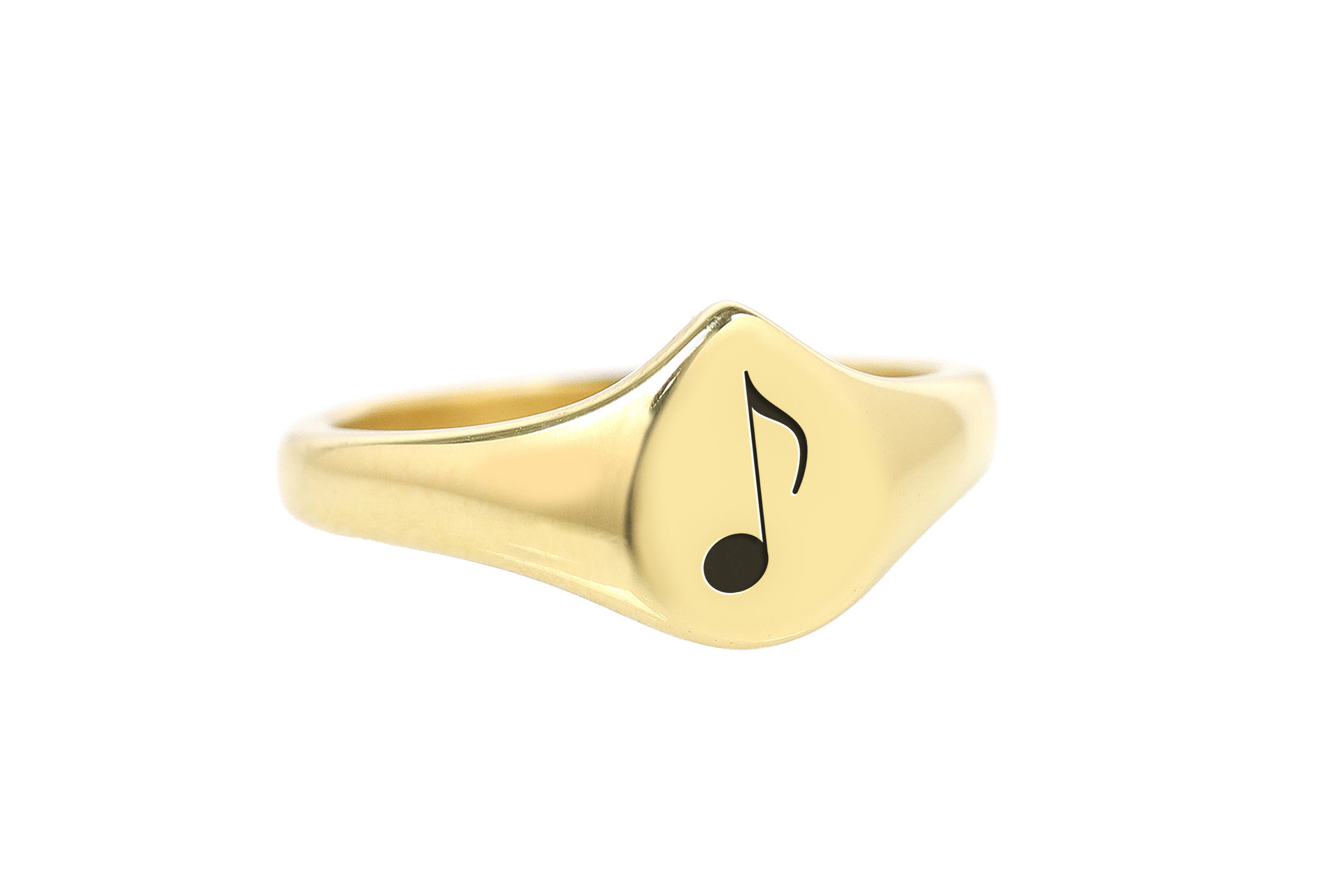 Gold Music Quaver Ring