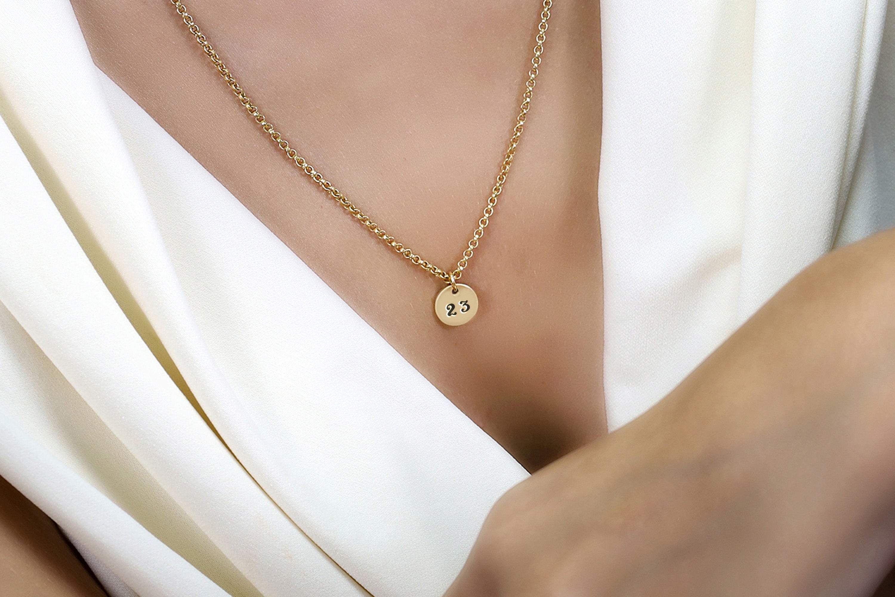 Custom Number Necklace