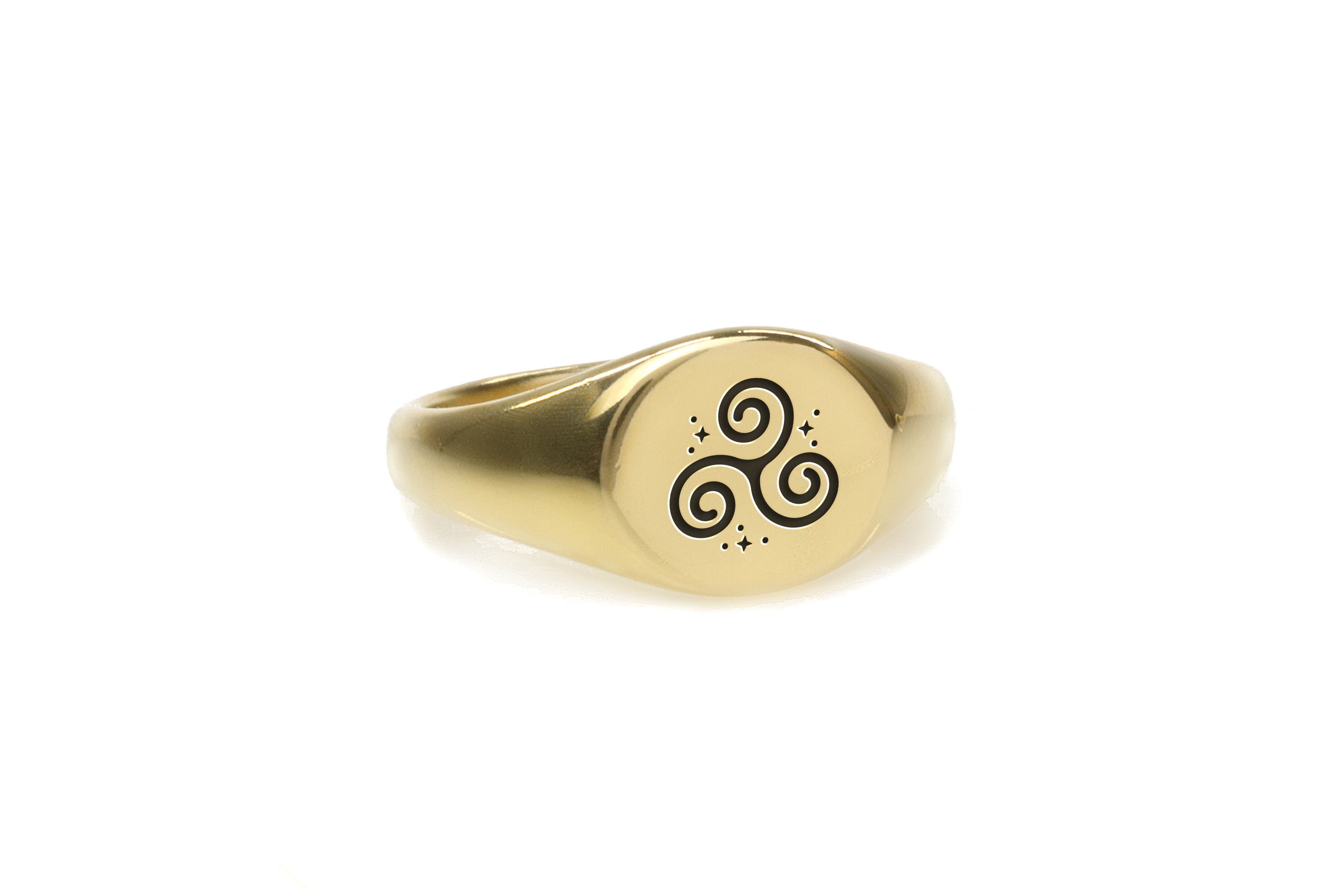 Wiccan Symbol Signet Ring