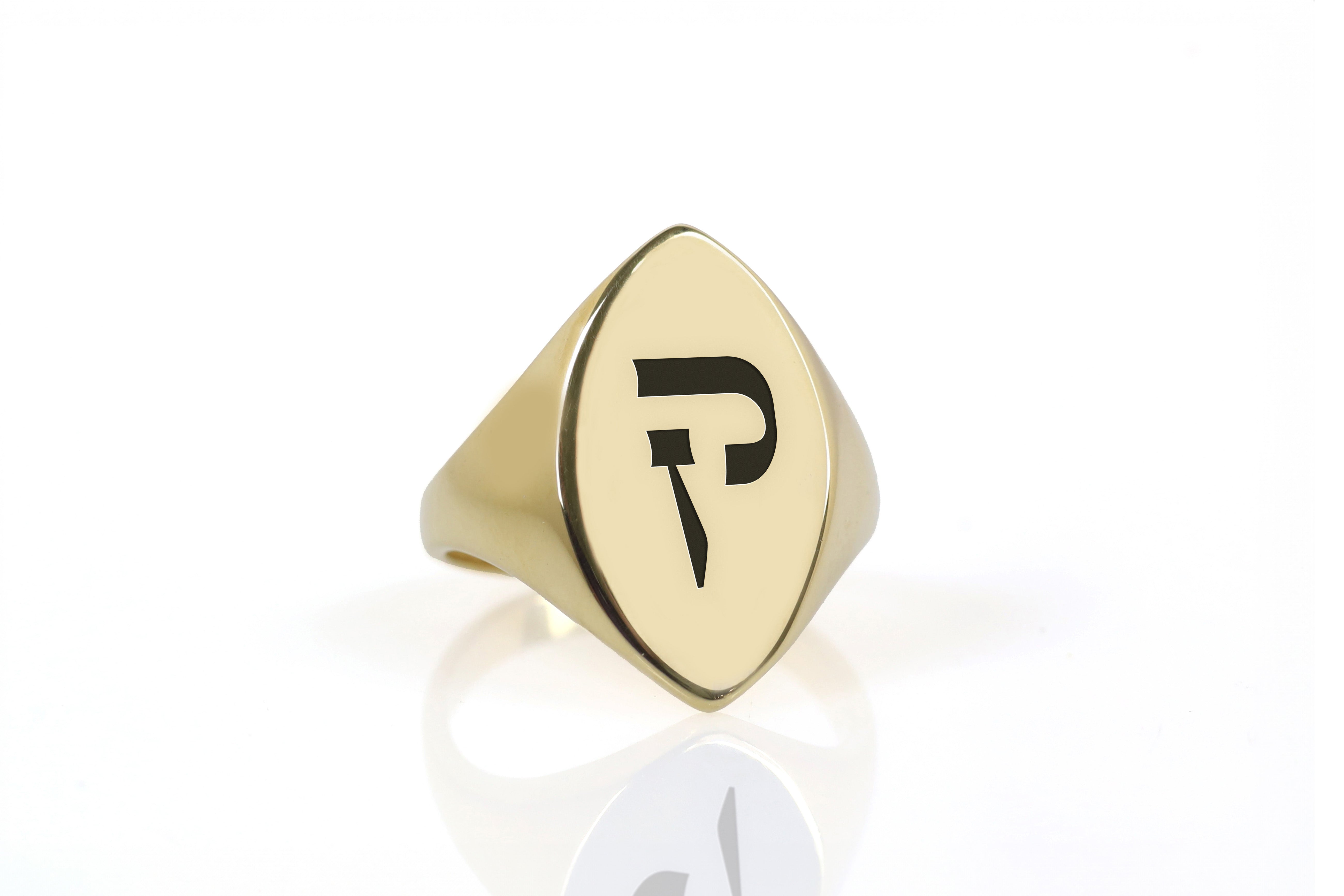 Bible Font Engraved Ring