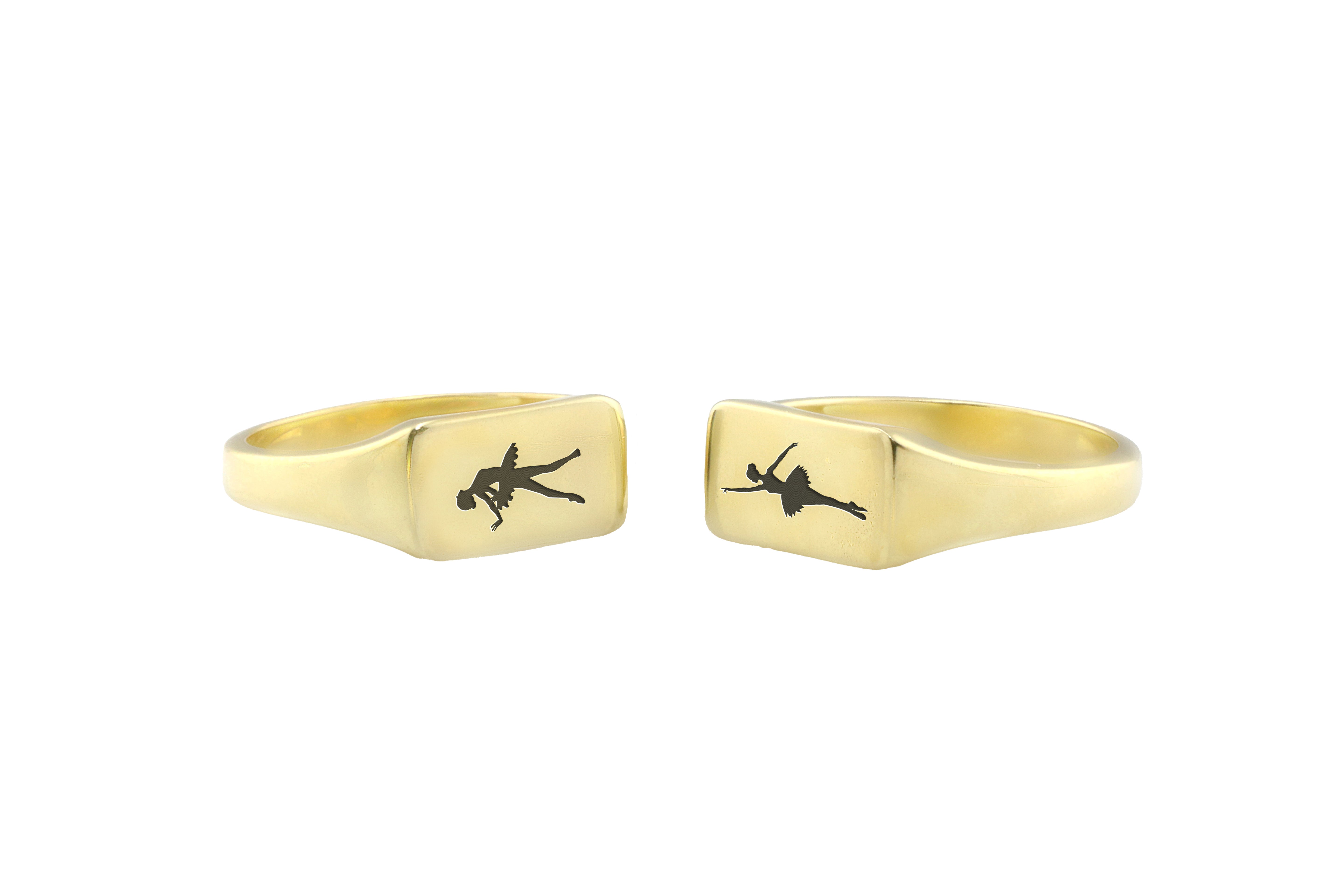 14k Gold Ballerina Ring
