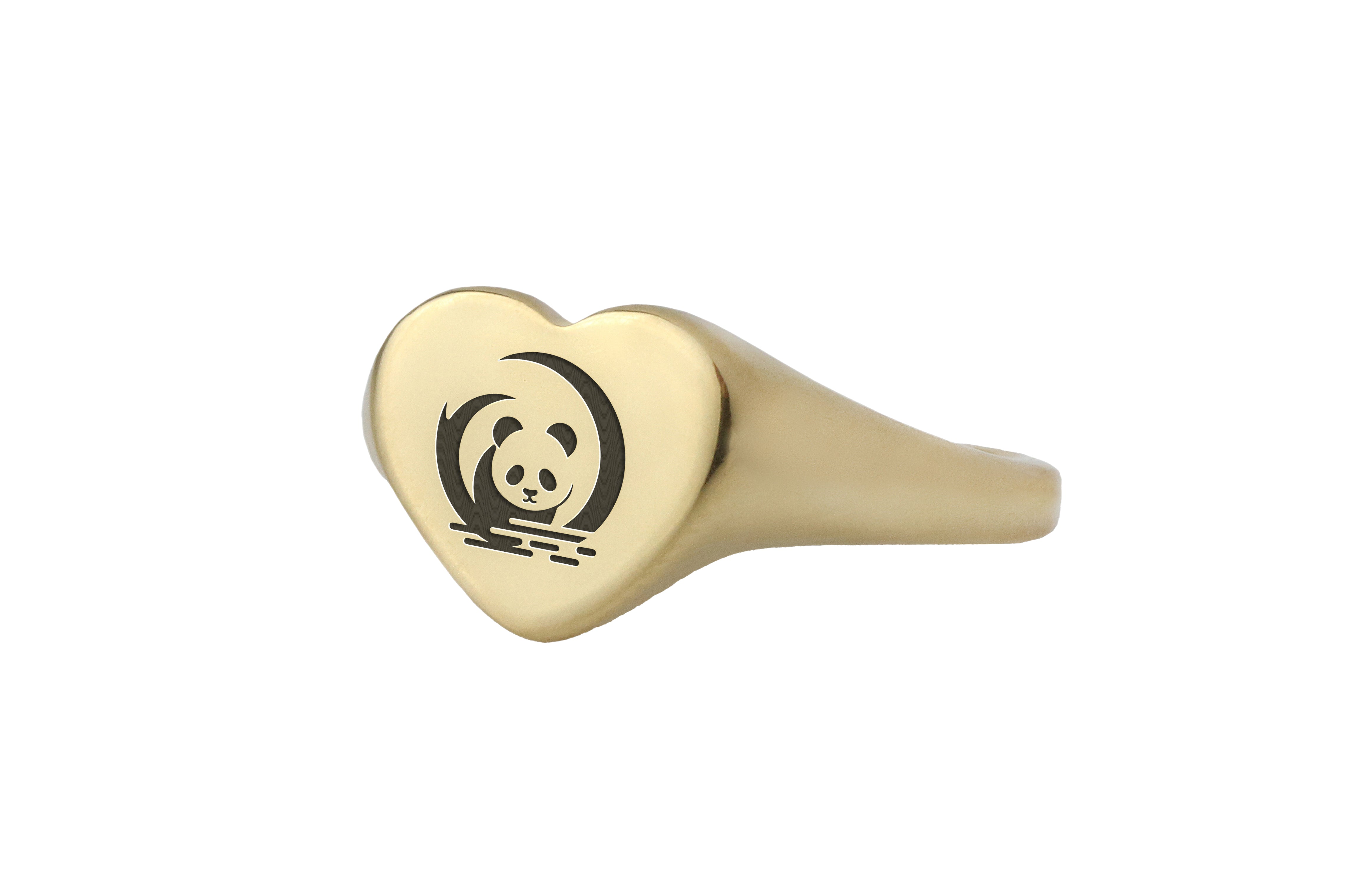 Personalized Panda Ring