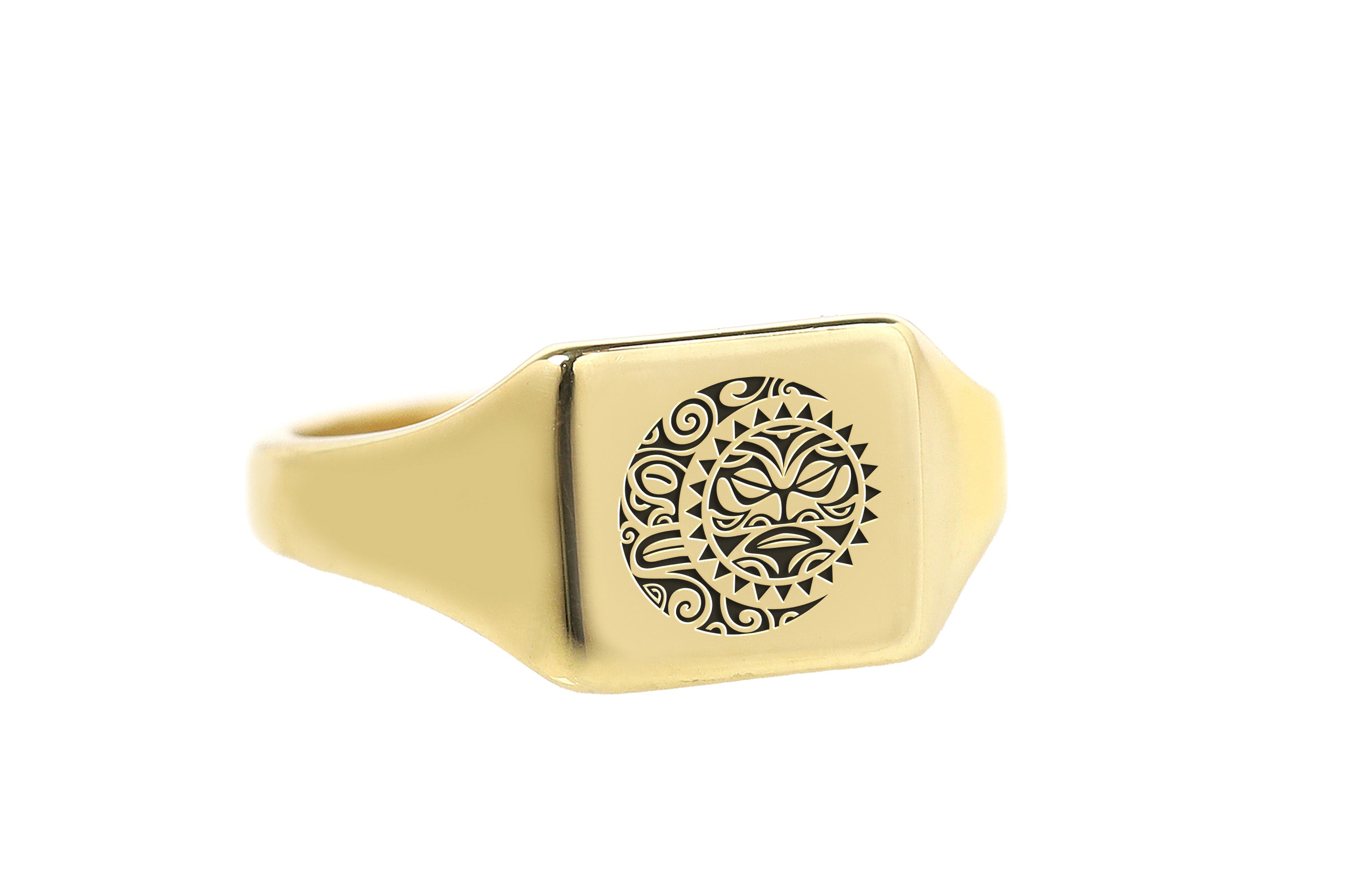 14k Gold Samoan Symbol Ring
