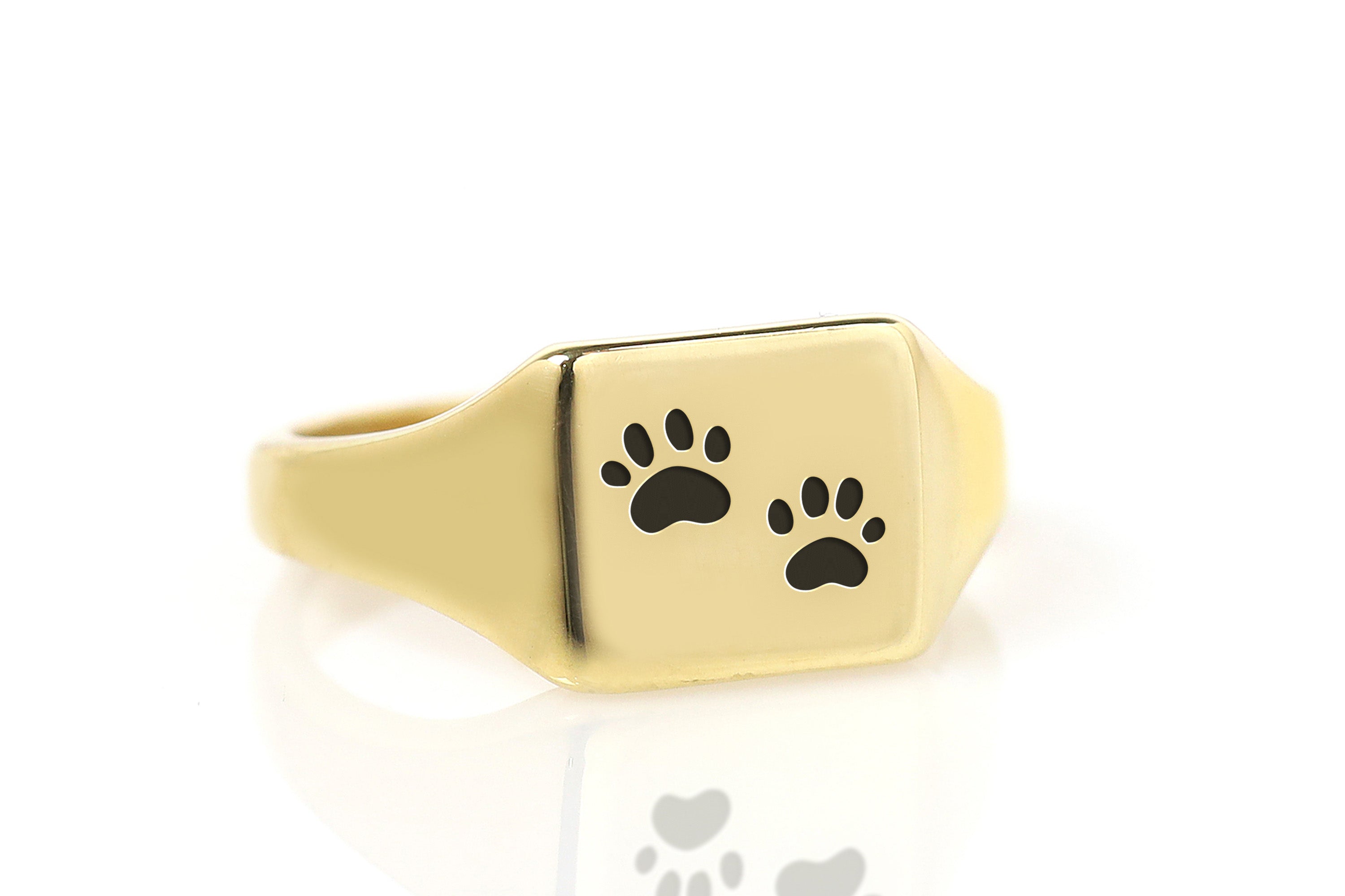 Cute Paw Signet Ring