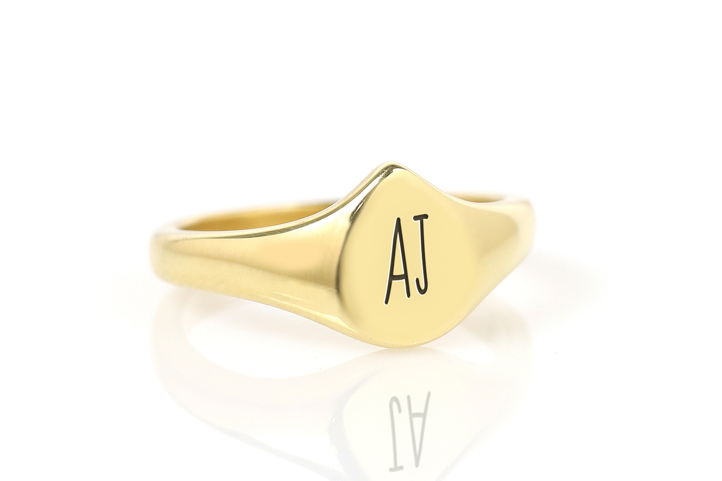 Custom Funky Letter Ring