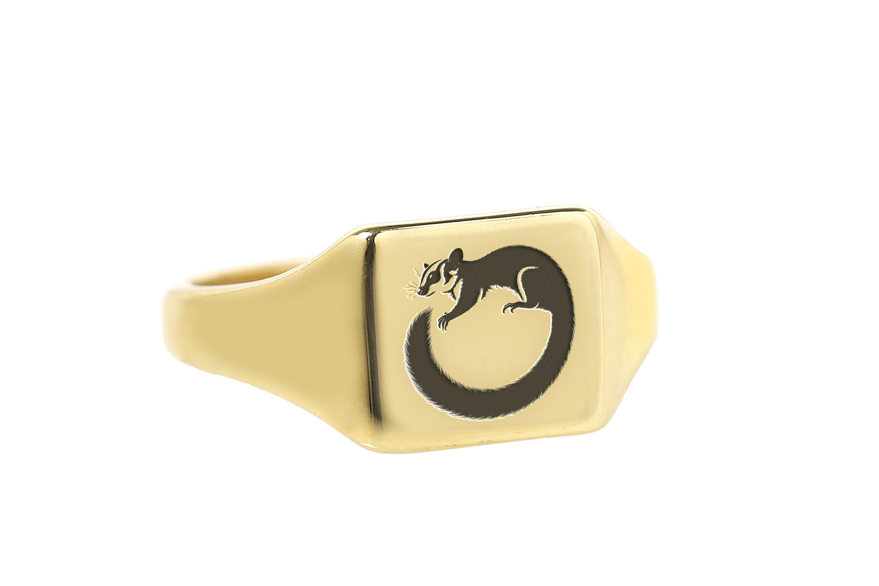 Sugar Glider Engraving Ring