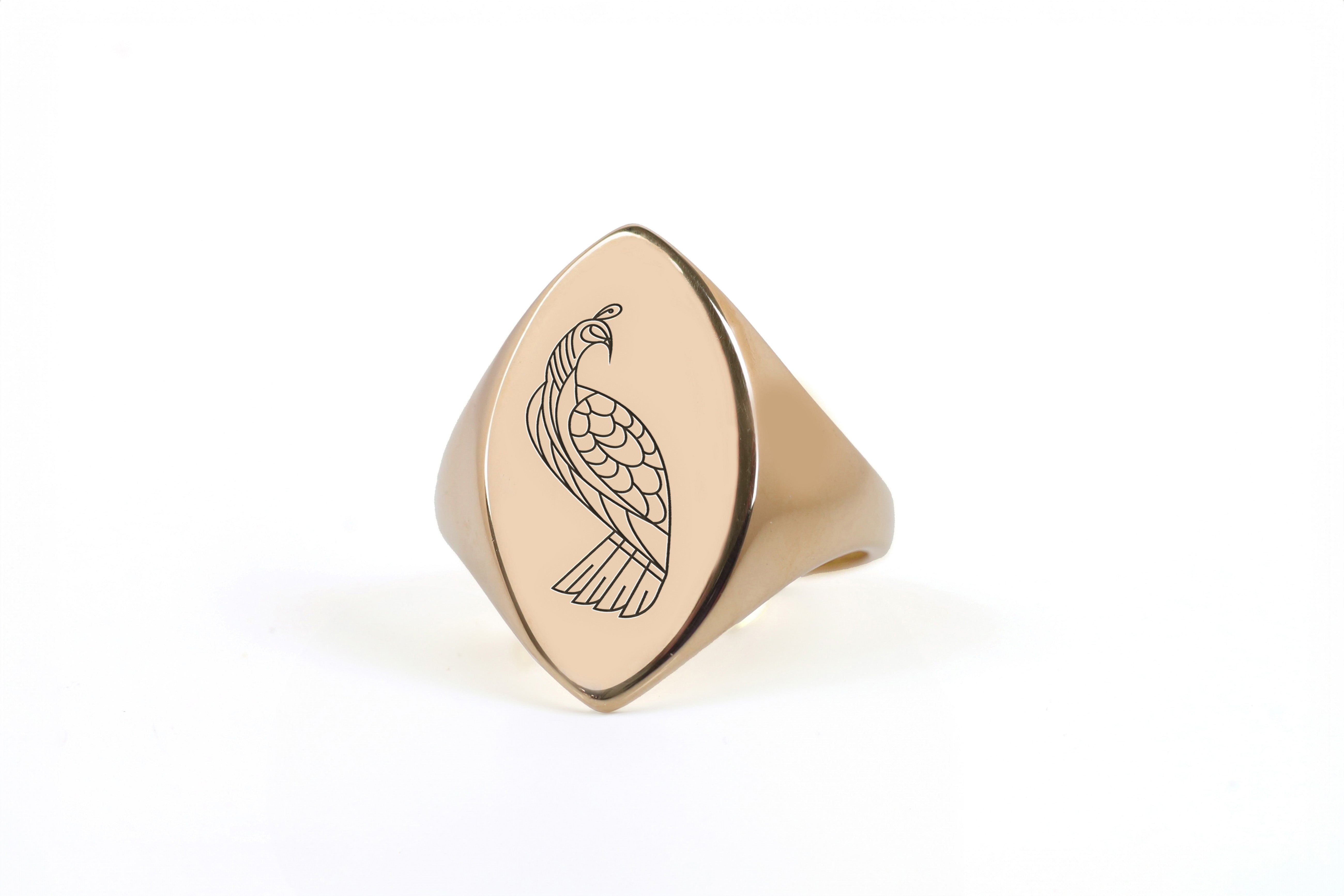 Egyptian Peacock Ring