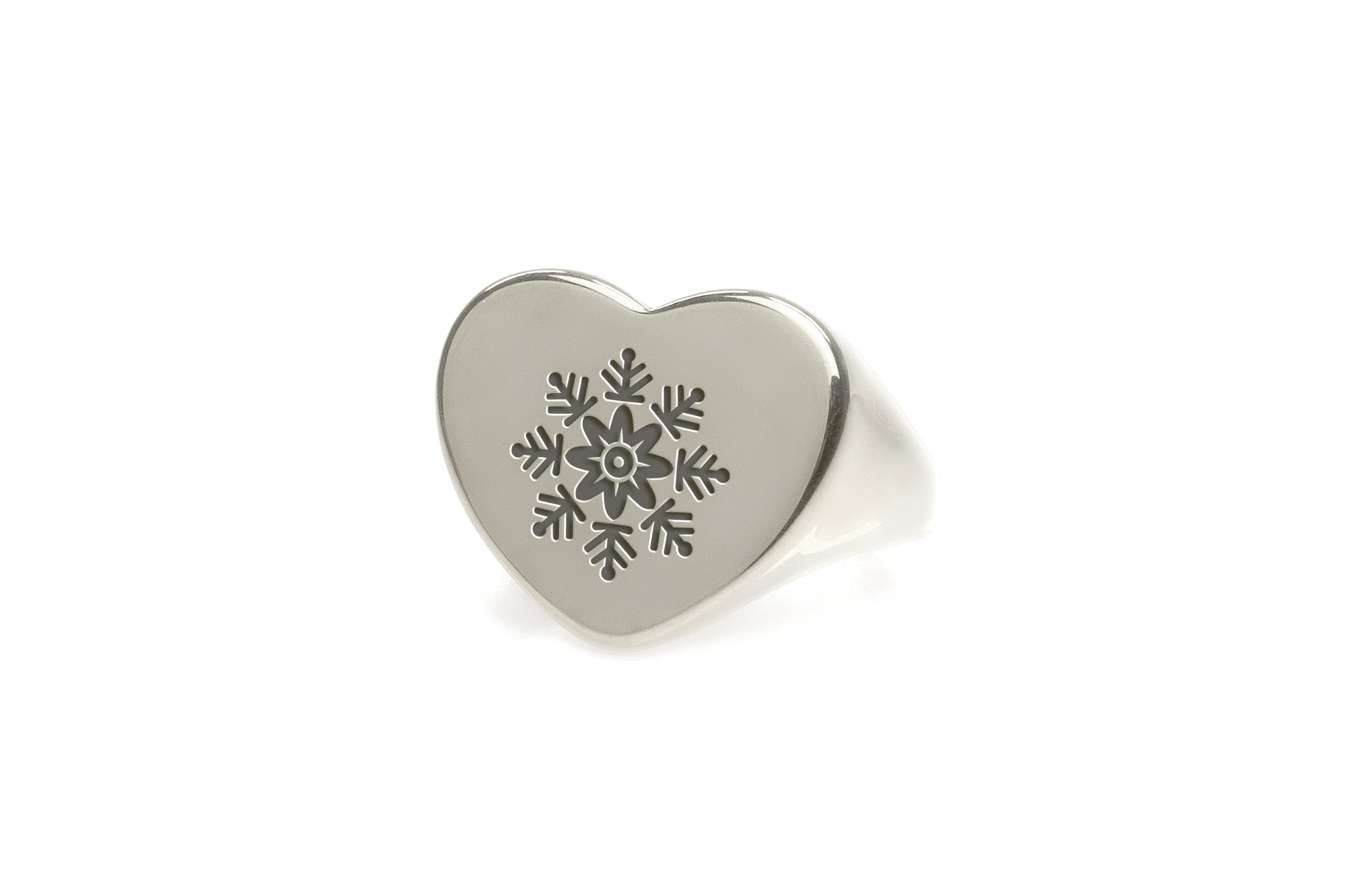 925 Sterling Silver Snowflake Ring
