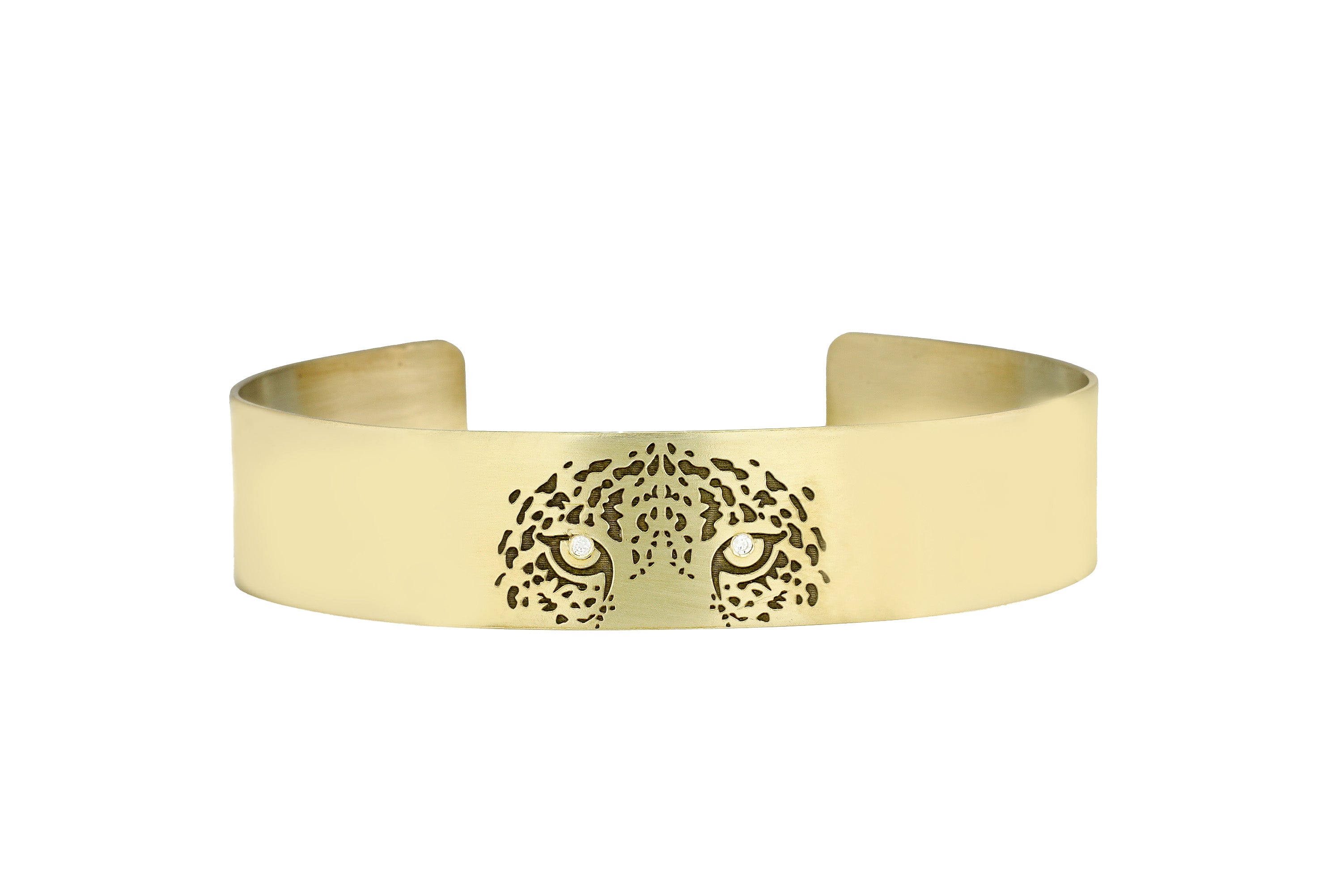 Leopard Cubic Zirconia Eyes Bracelet