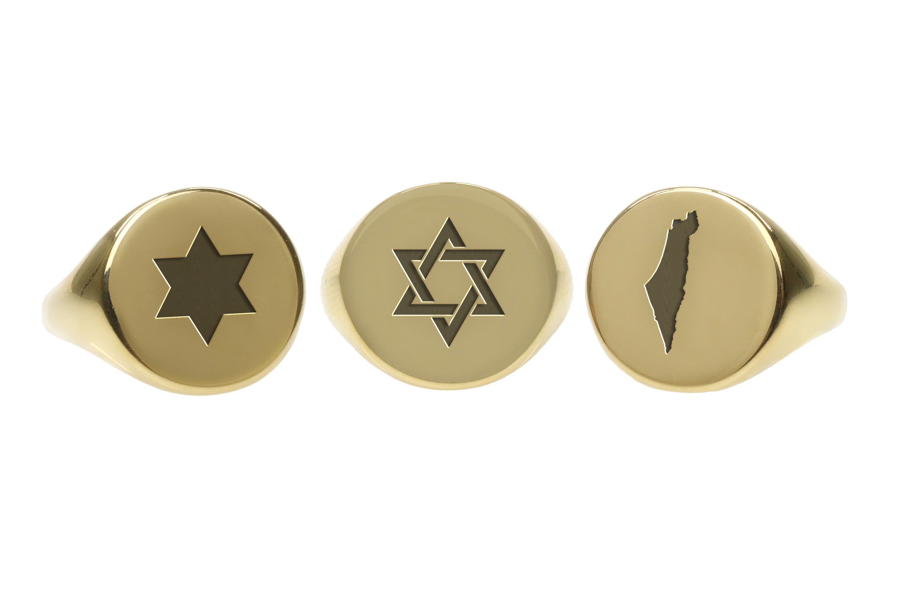 Gold Jewish Ring