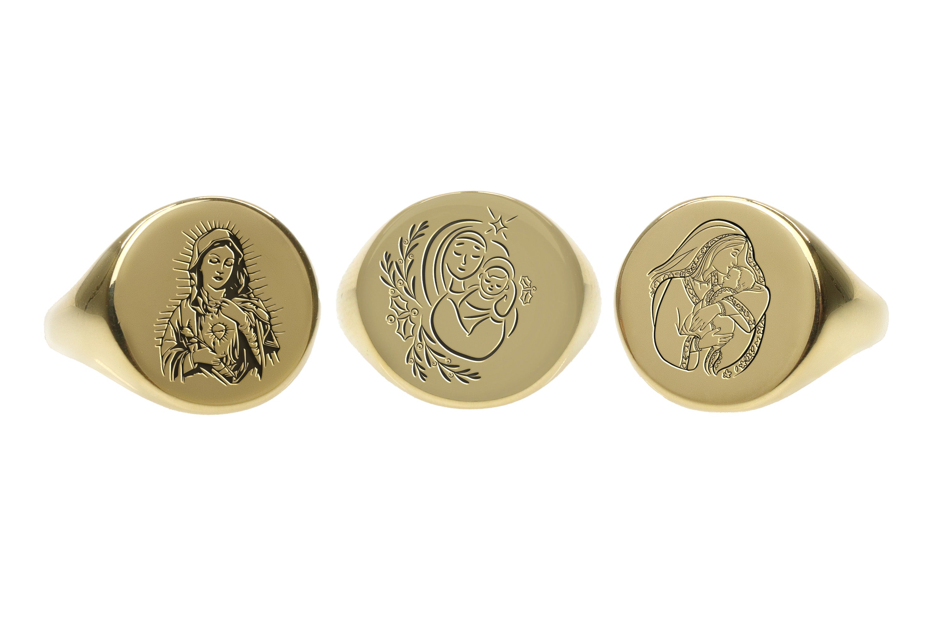 Virgin Mary Bold Statement Ring