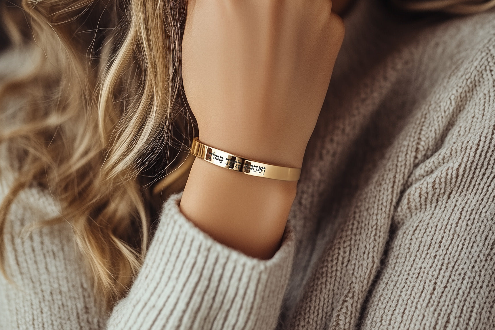 Hebrew Biblical Quotes Bracelet