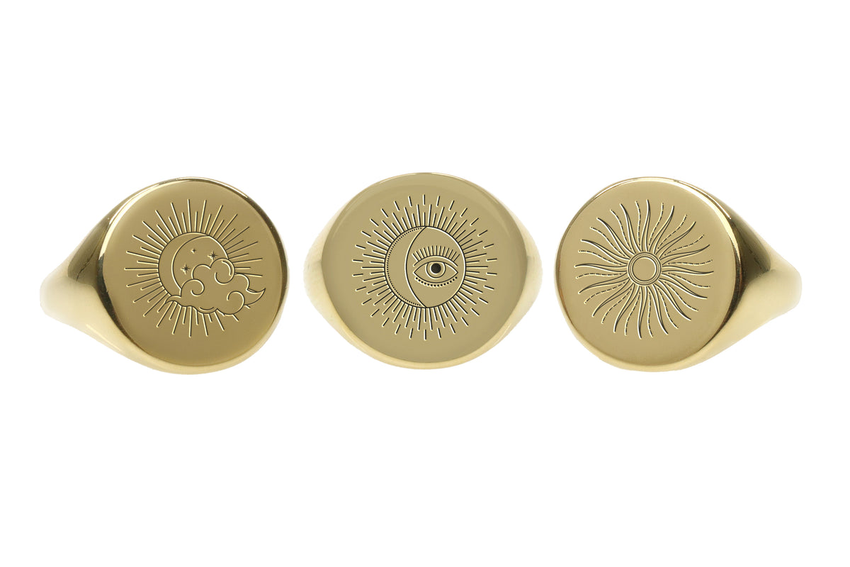 Sun Signet Ring