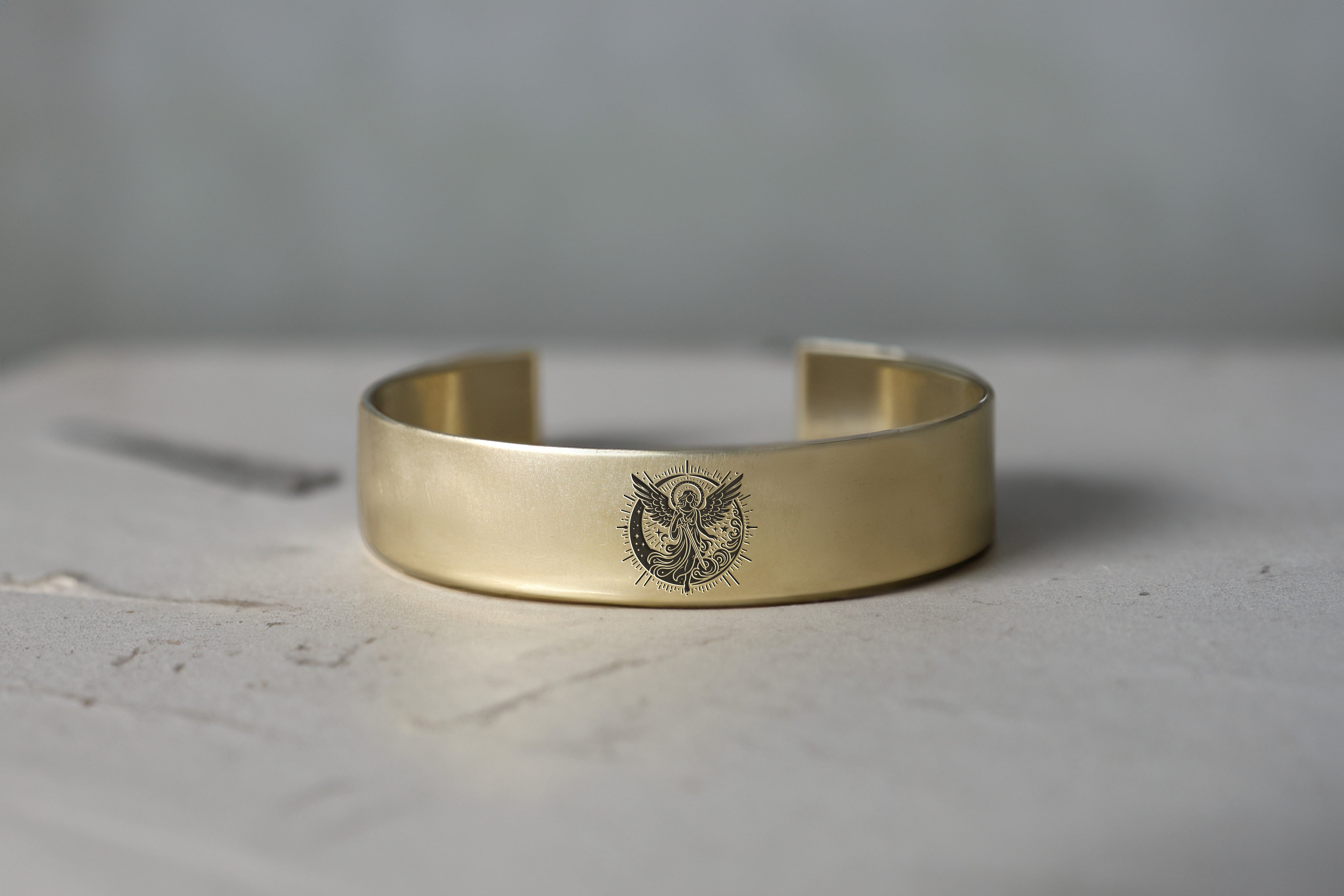 14k Gold Guardian Angel Bracelet