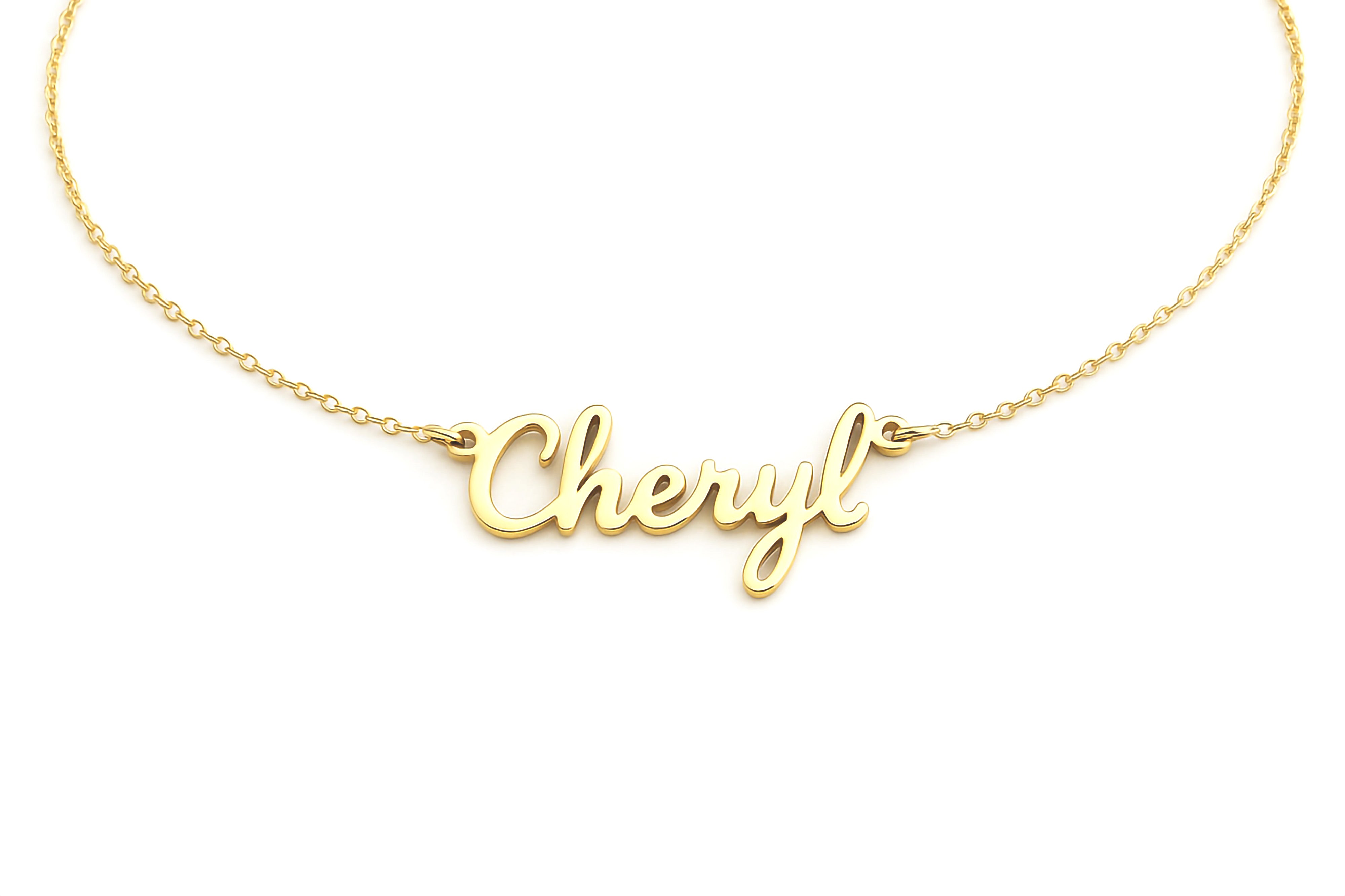 Personalized 18k Gold Necklace