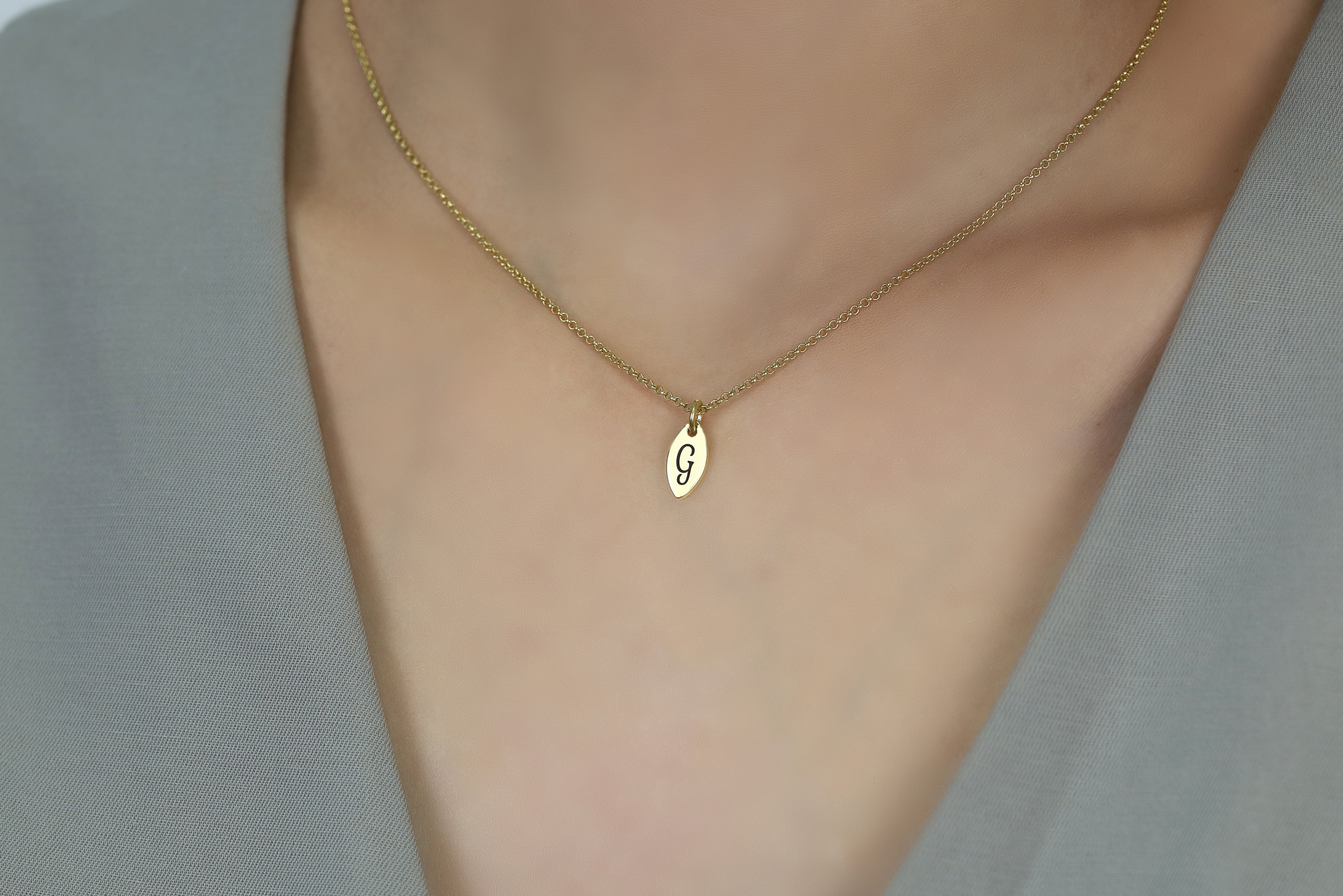 Marquise Pendant Necklace