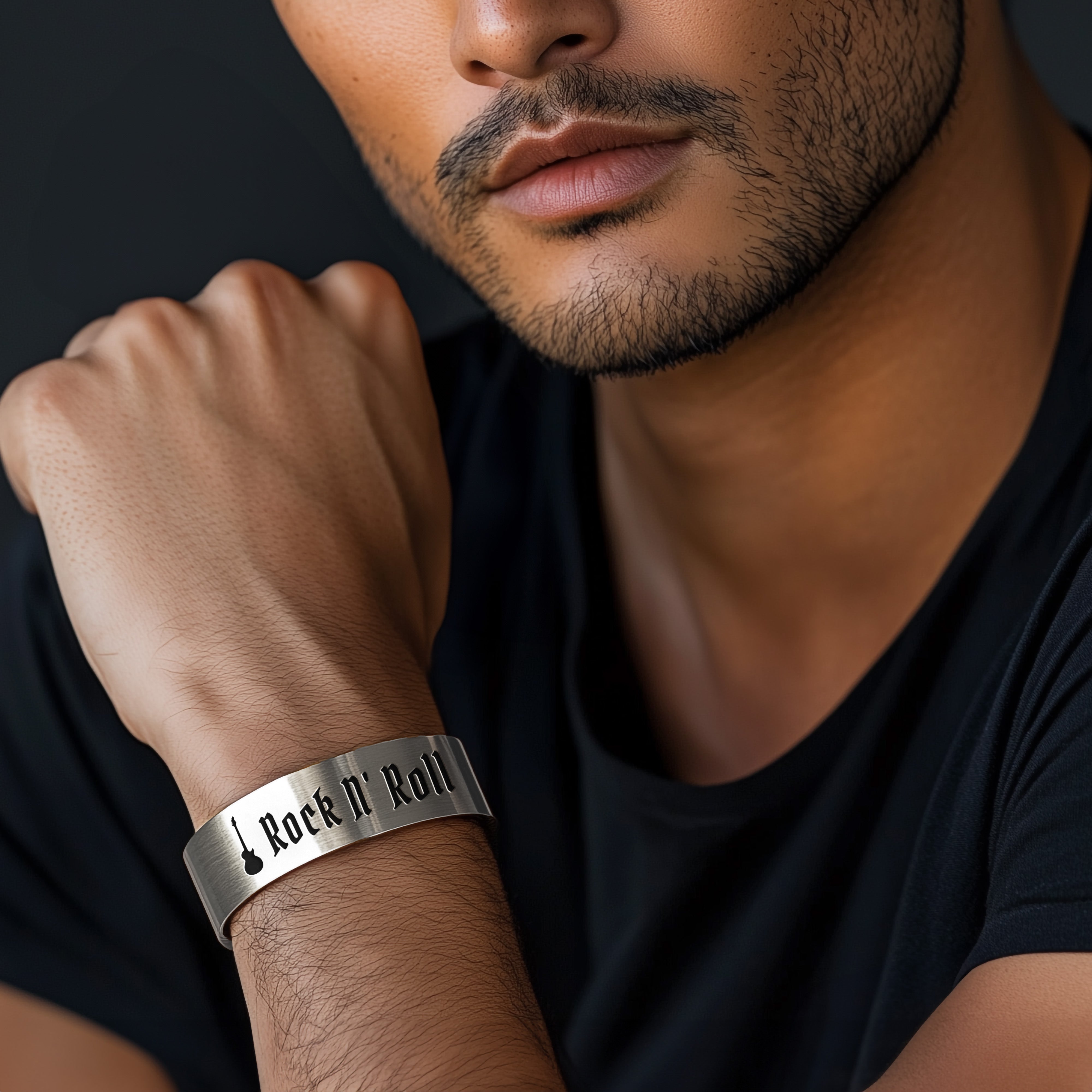 Silver Rock N' Roll Bracelet