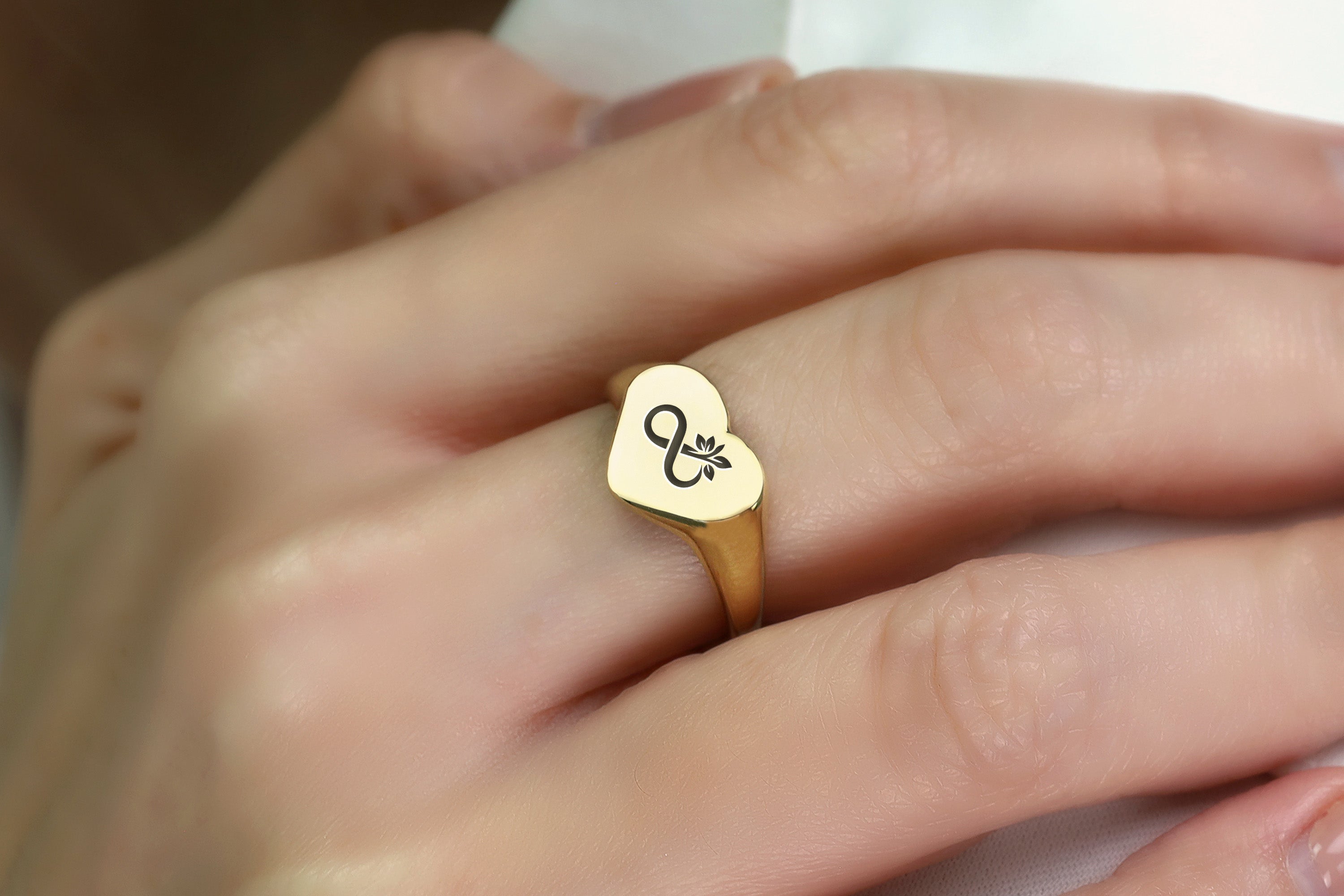Infinity Signet Ring