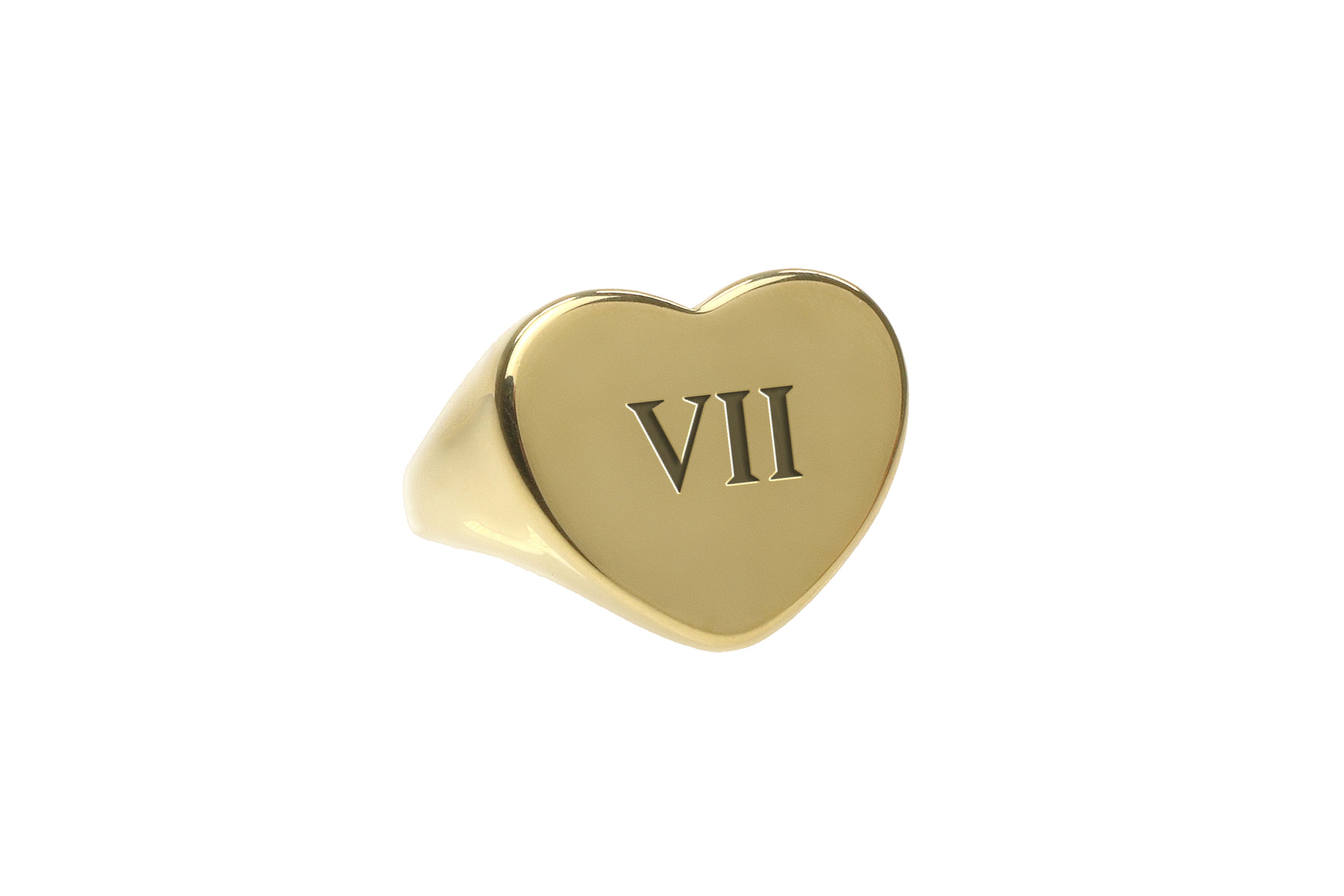 Custom Roman Initials Ring