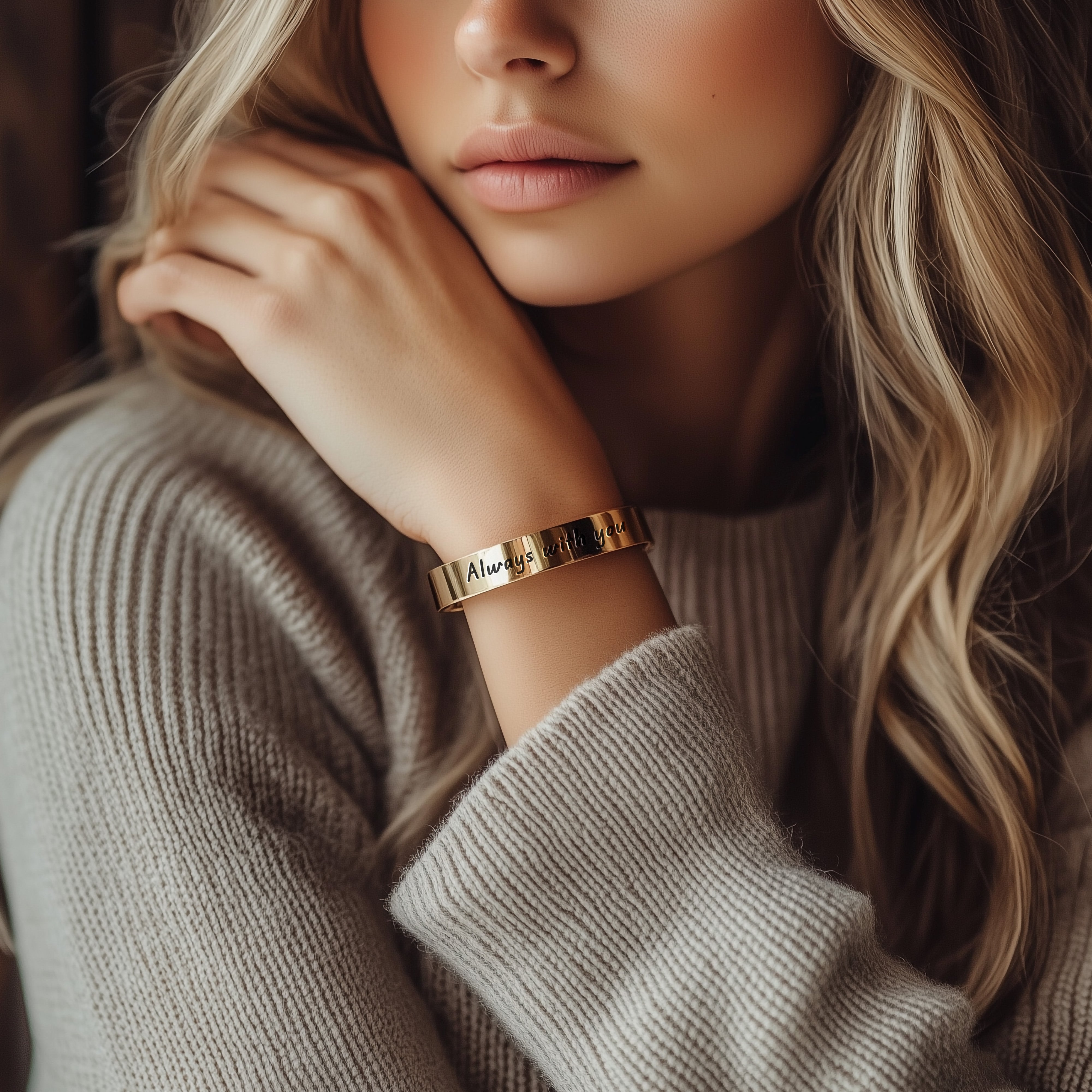 14k Gold Memorial Bracelet