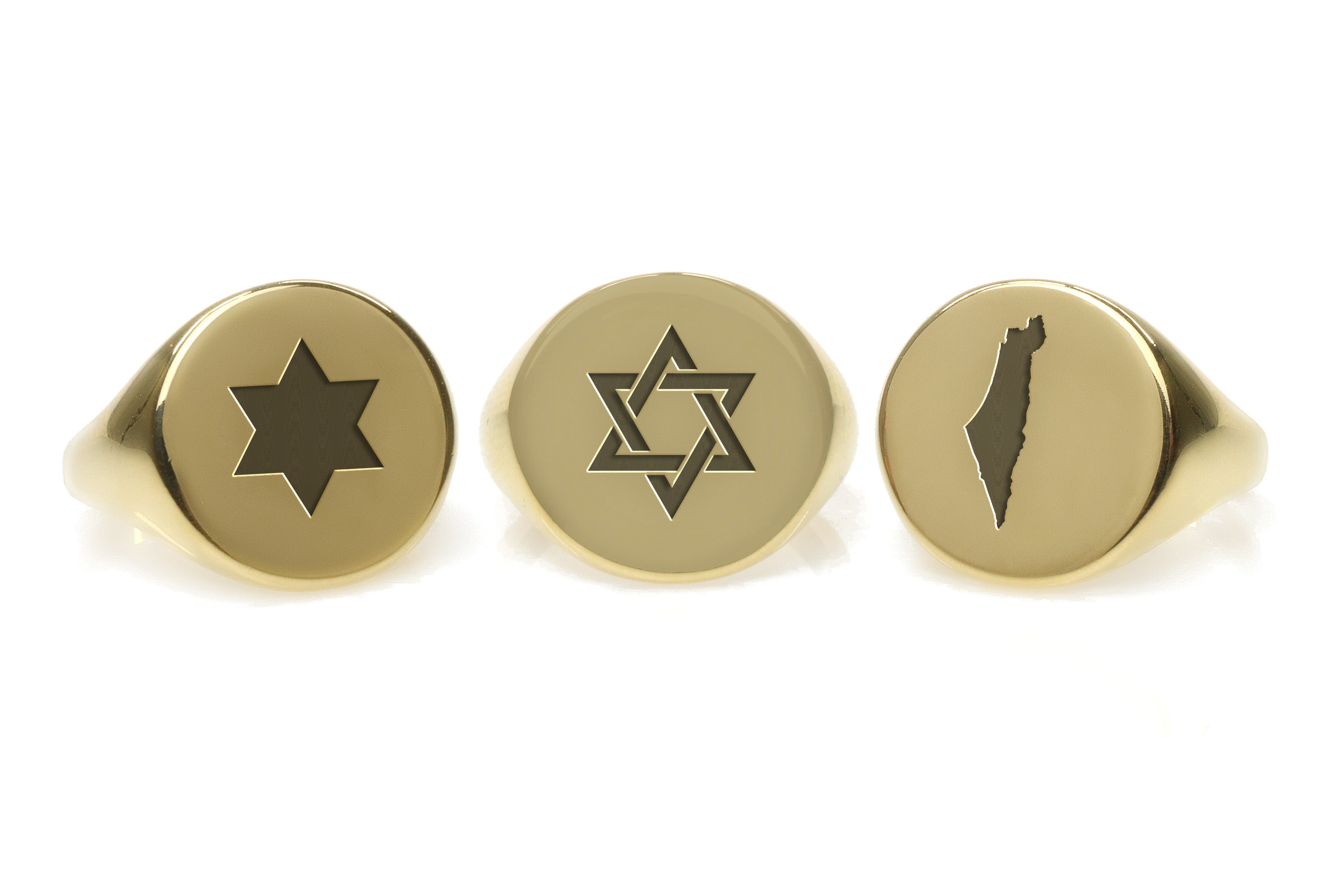 Gold Jewish Ring
