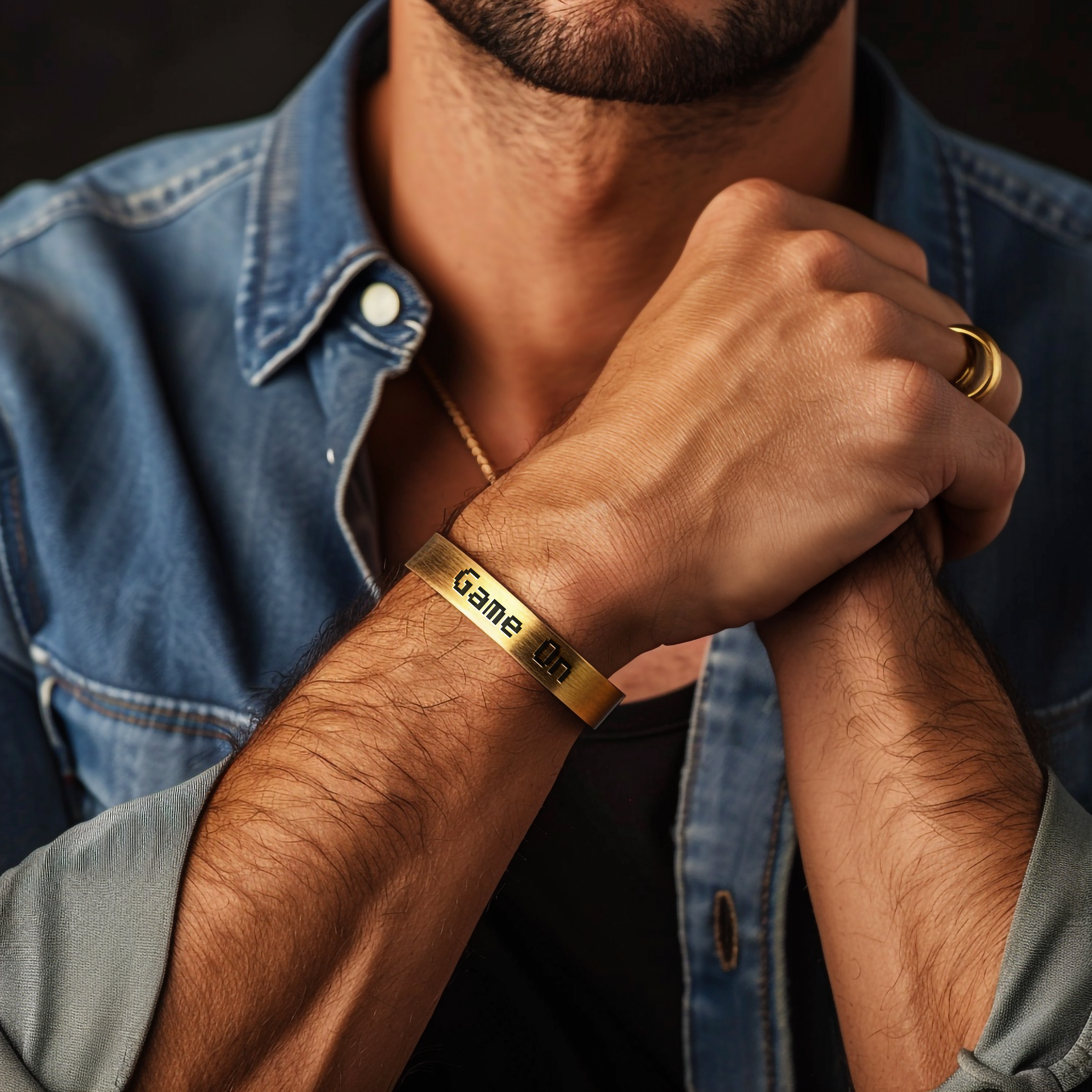 Custom Gaming Font Bracelet