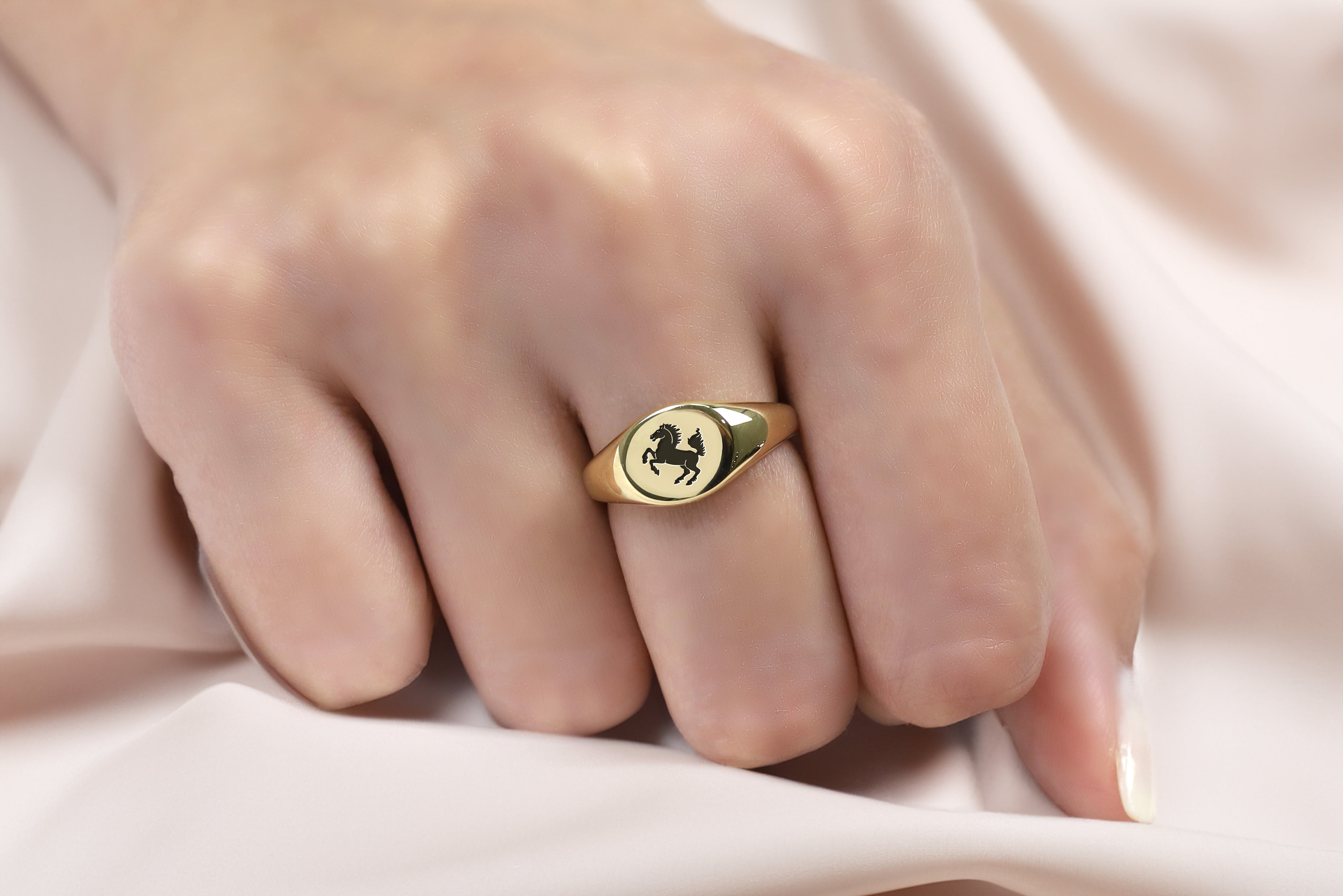 Heraldic Horse Signet Ring