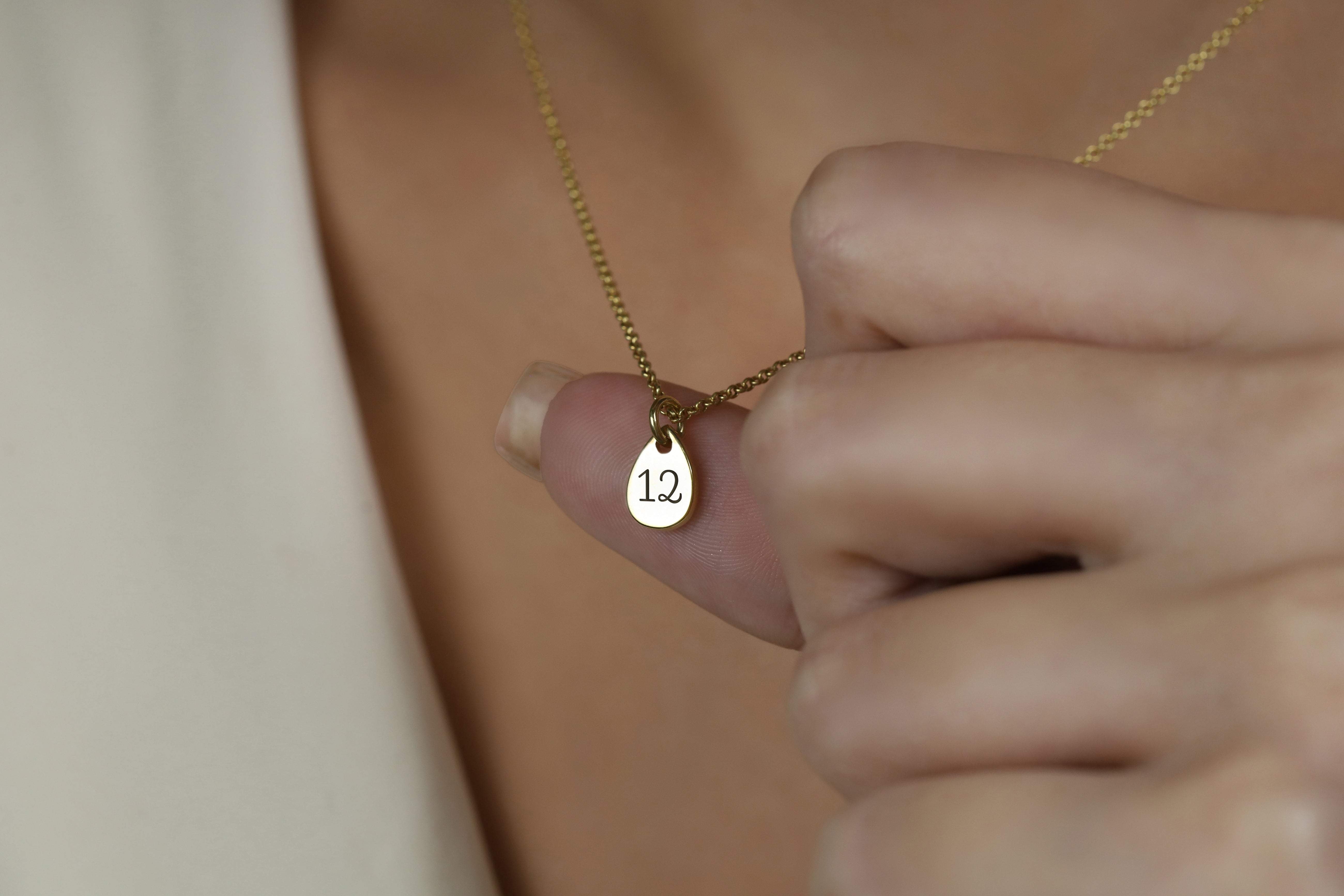 Lucky Number Pendant Necklace