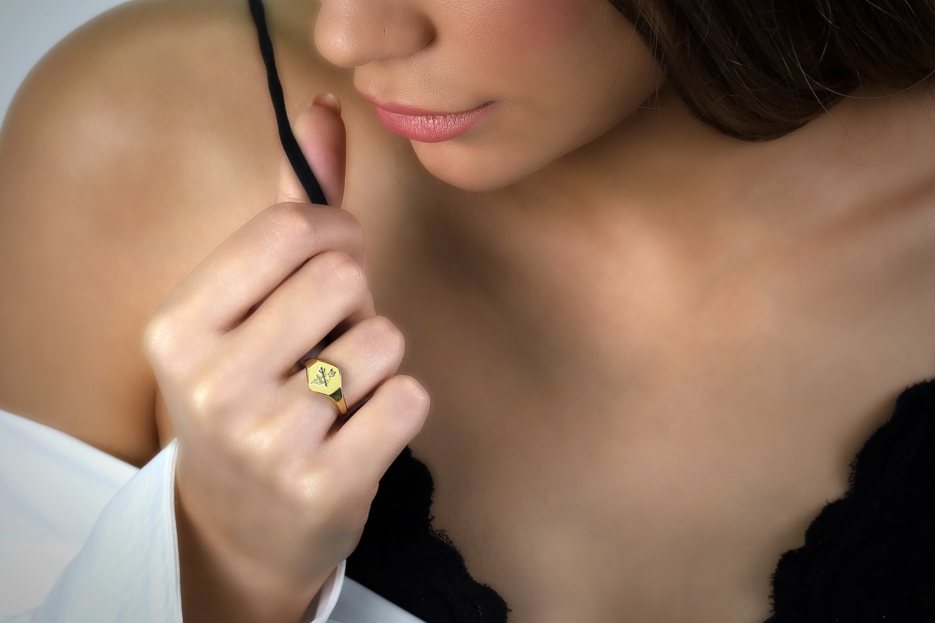 Evil Cupid Signet Ring