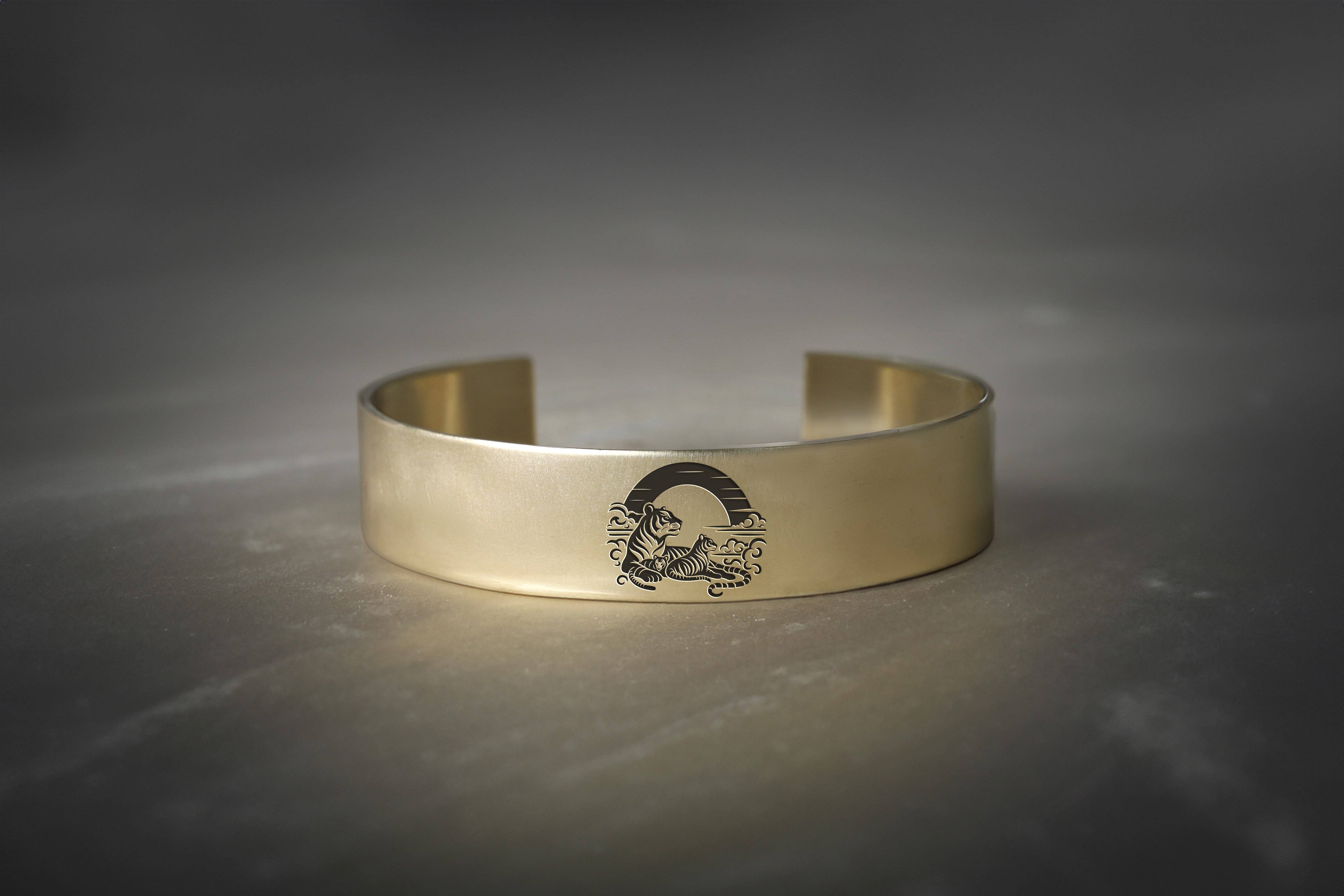 24k Gold Tiger Bracelet