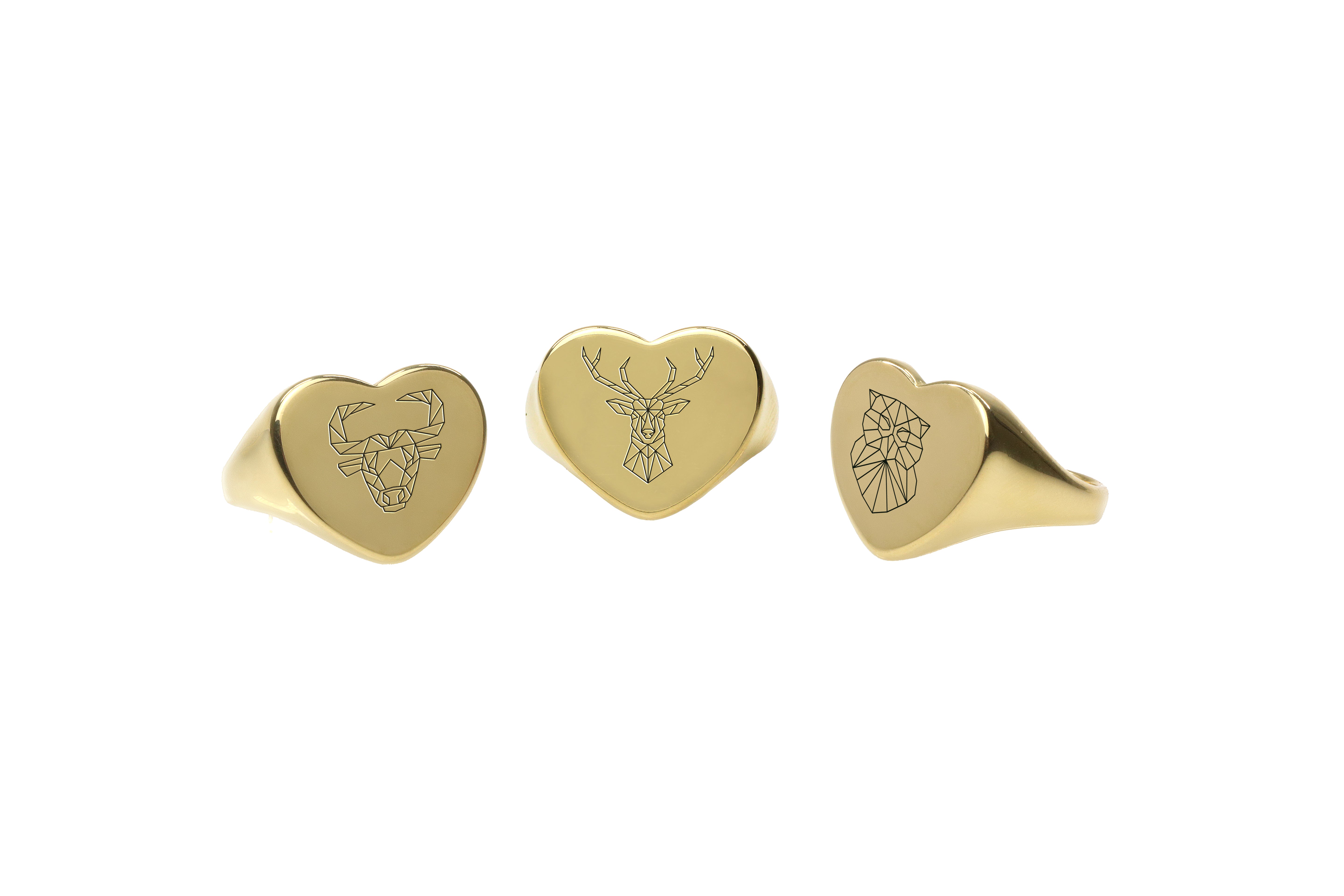 Custom Geometrical Animal Ring