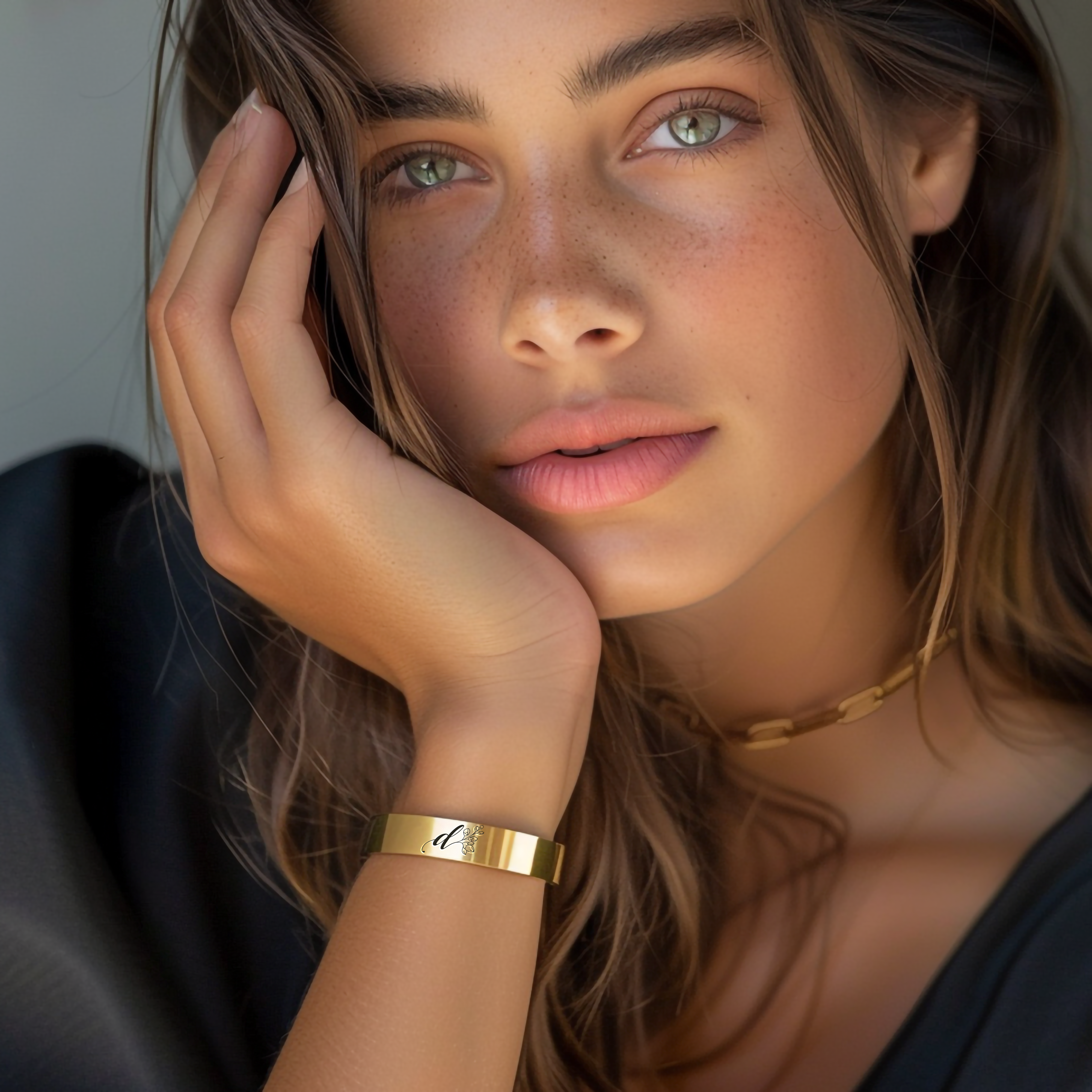 Cute Name Initials Bracelet