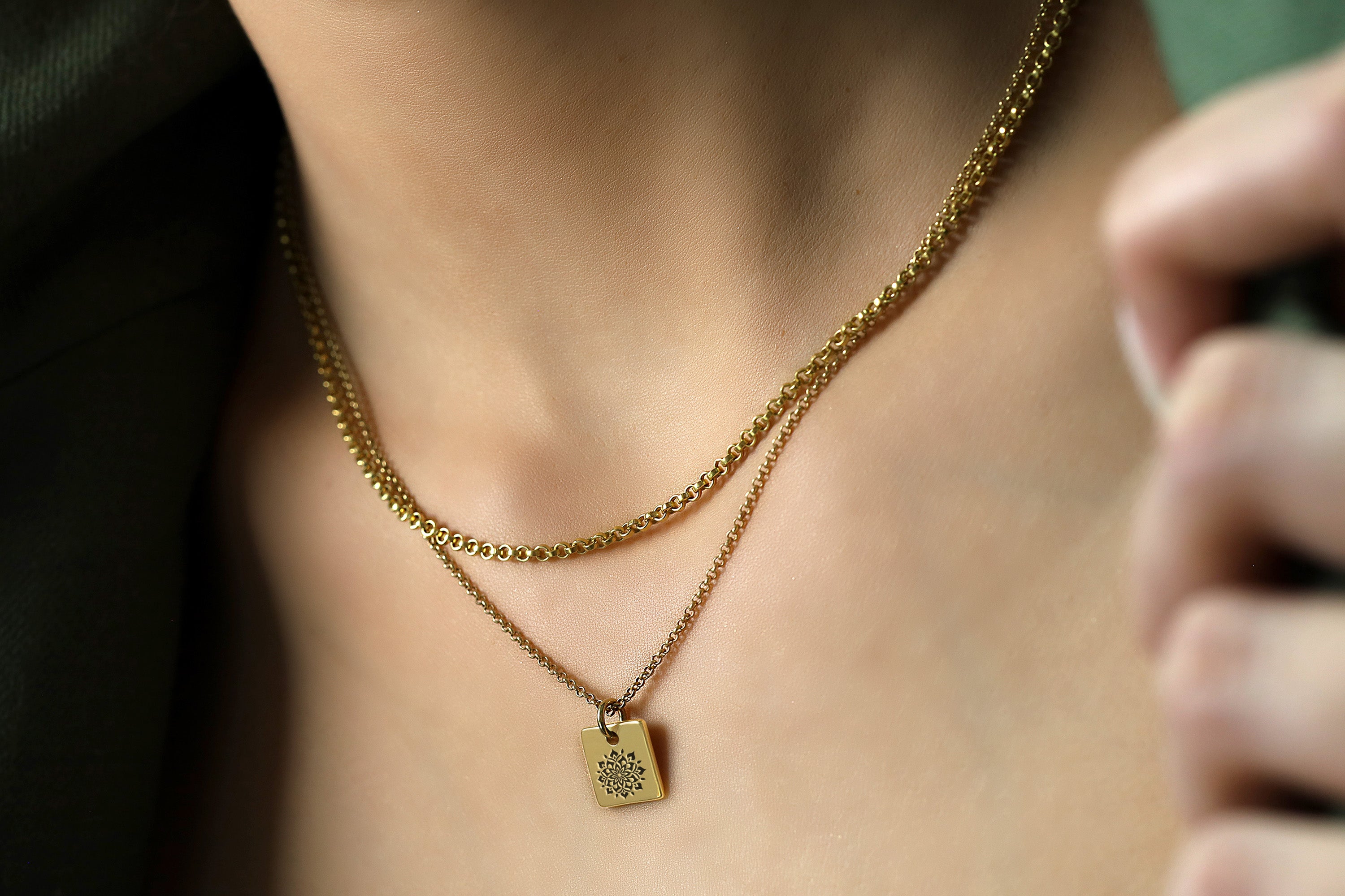 Mandala Flower Necklace