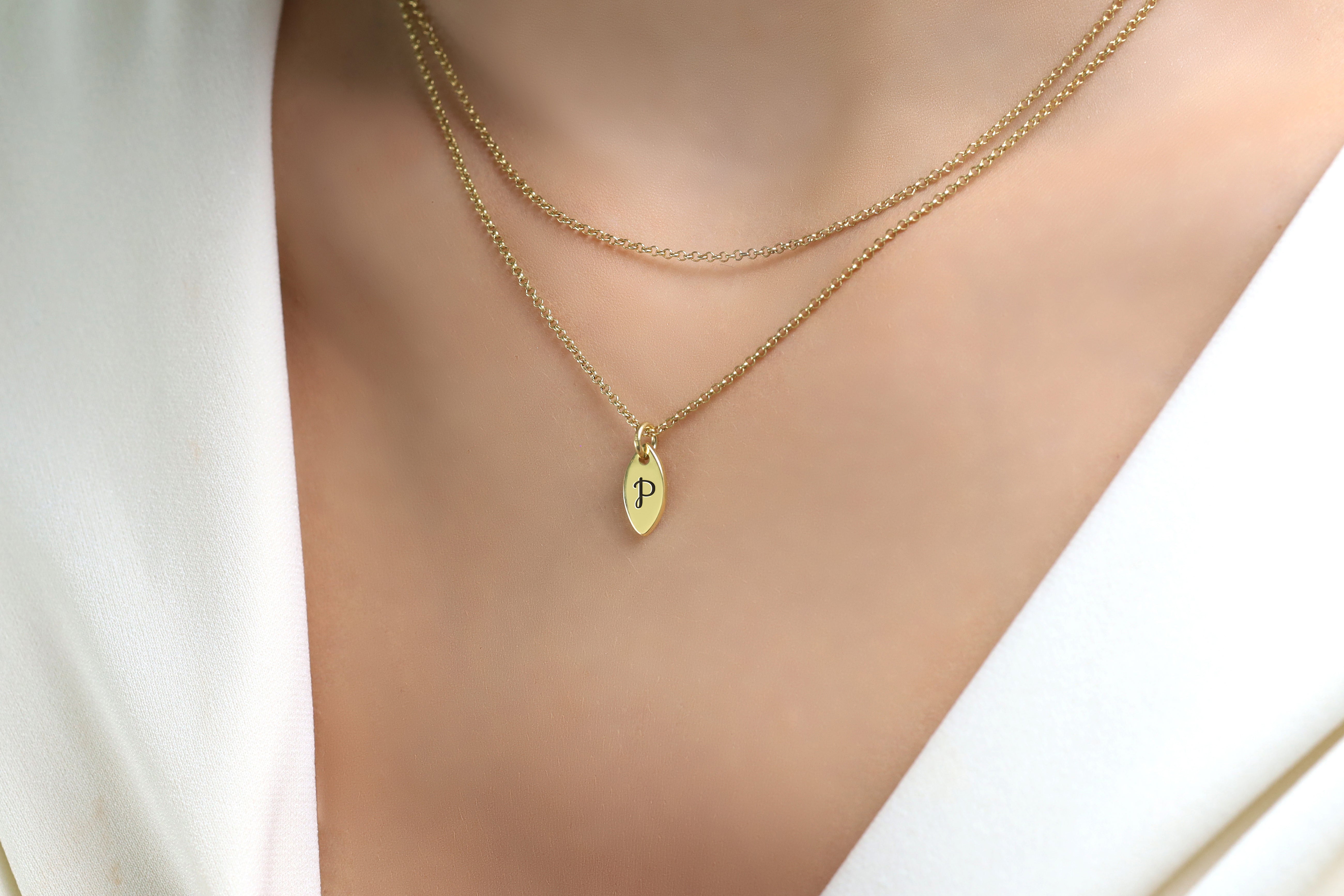 Custom Name Initial Necklace