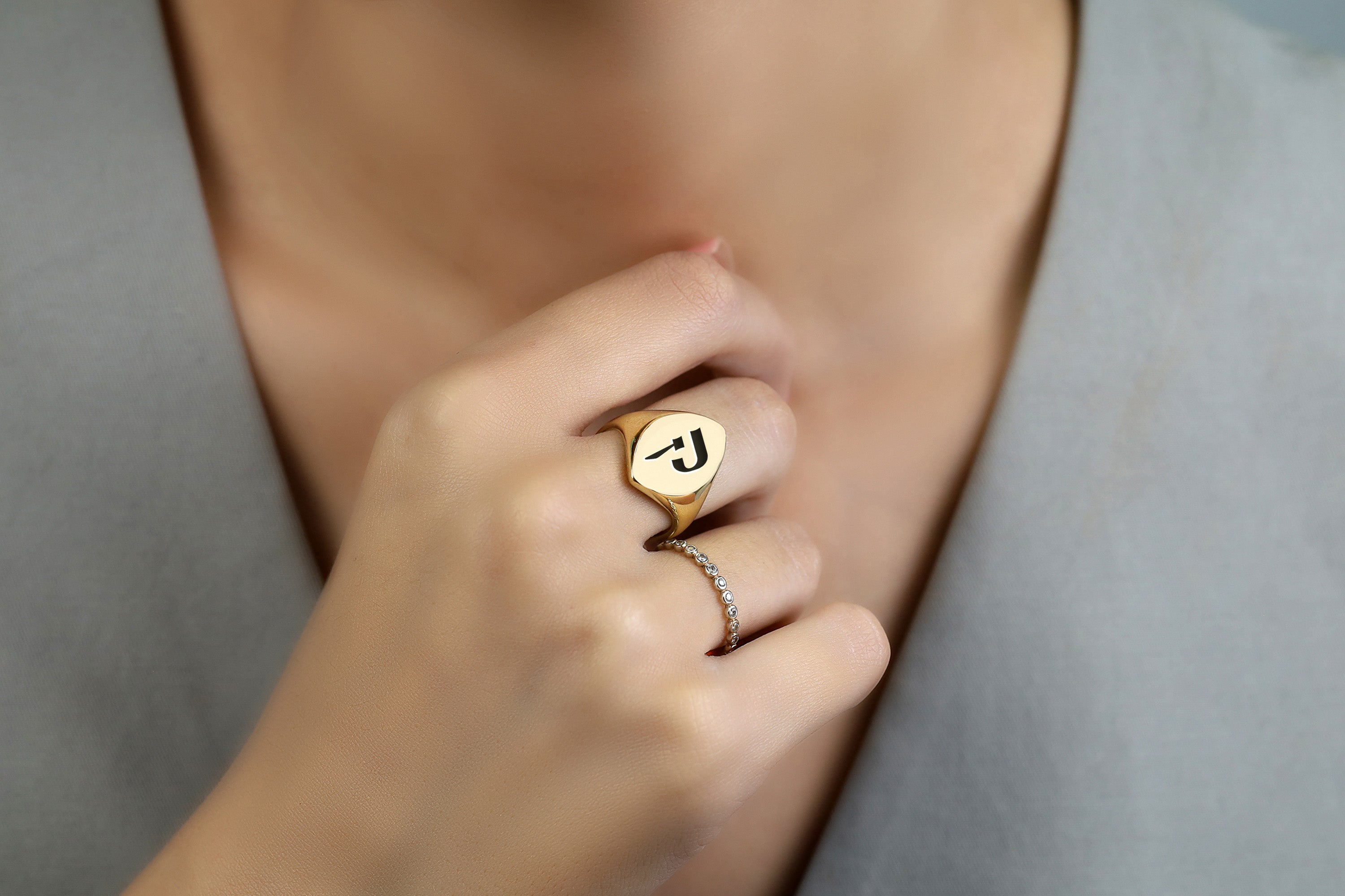 Bible Font Engraved Ring
