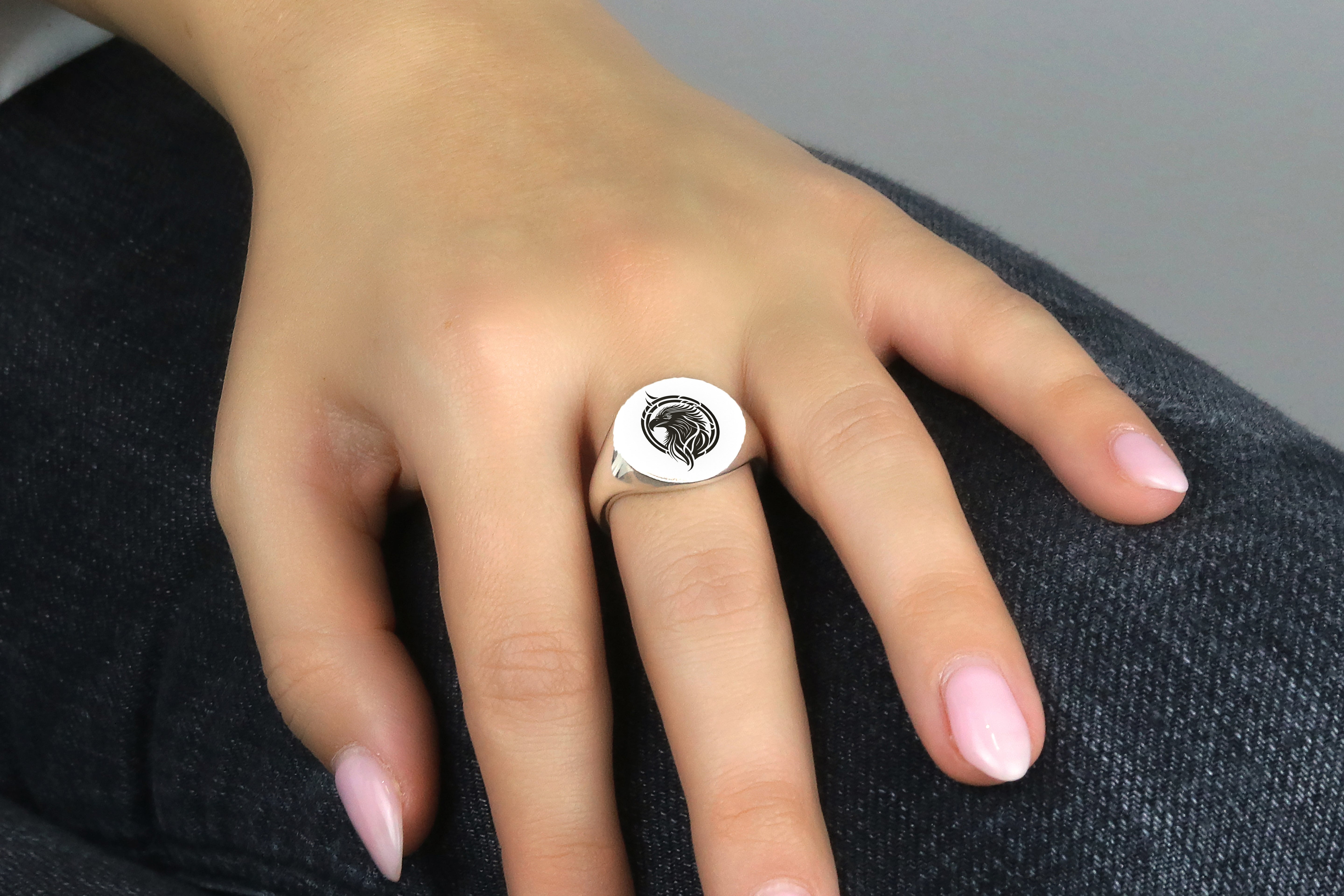 Bold Statement Eagle Ring