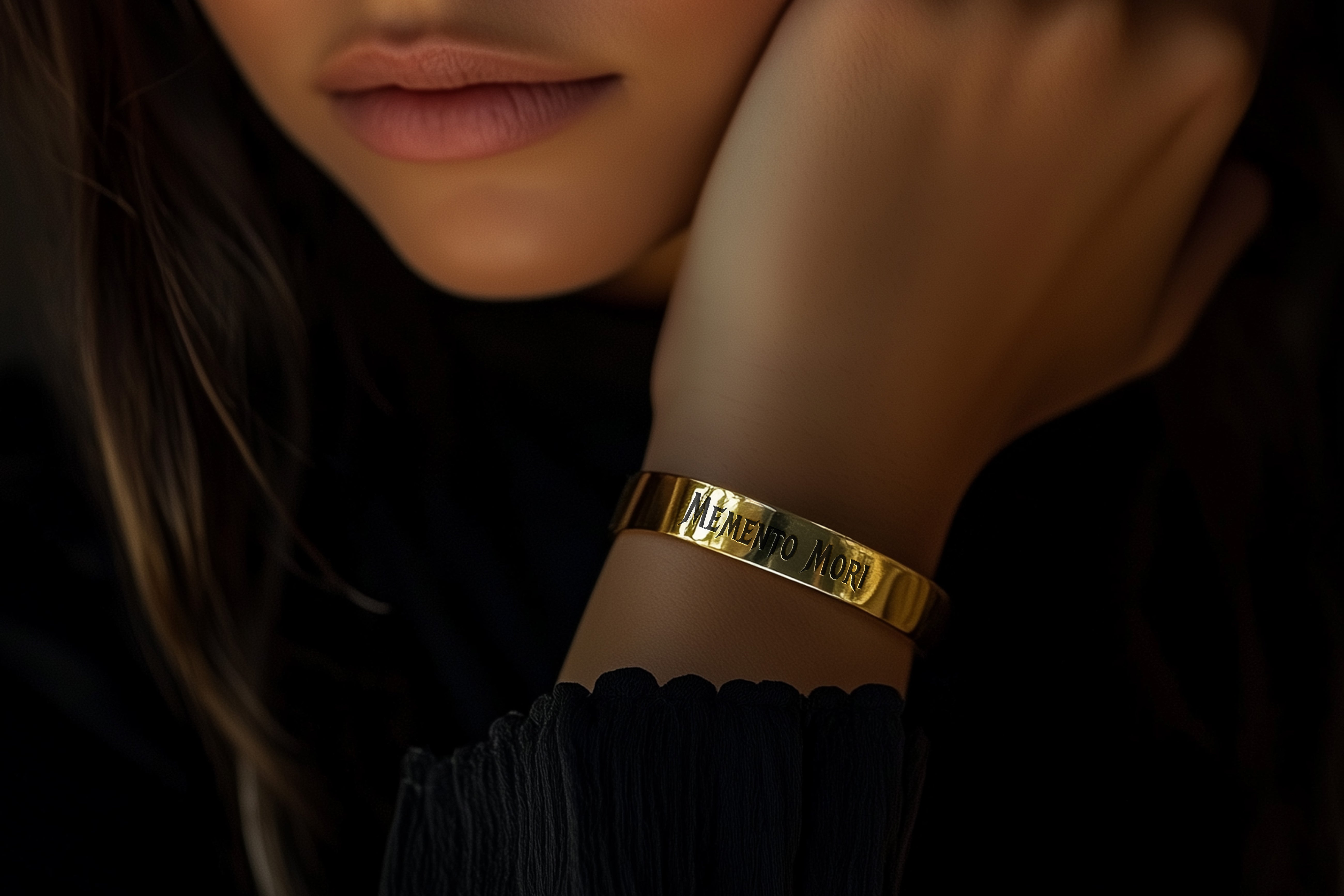 14k Gold Memento Mori Bracelet