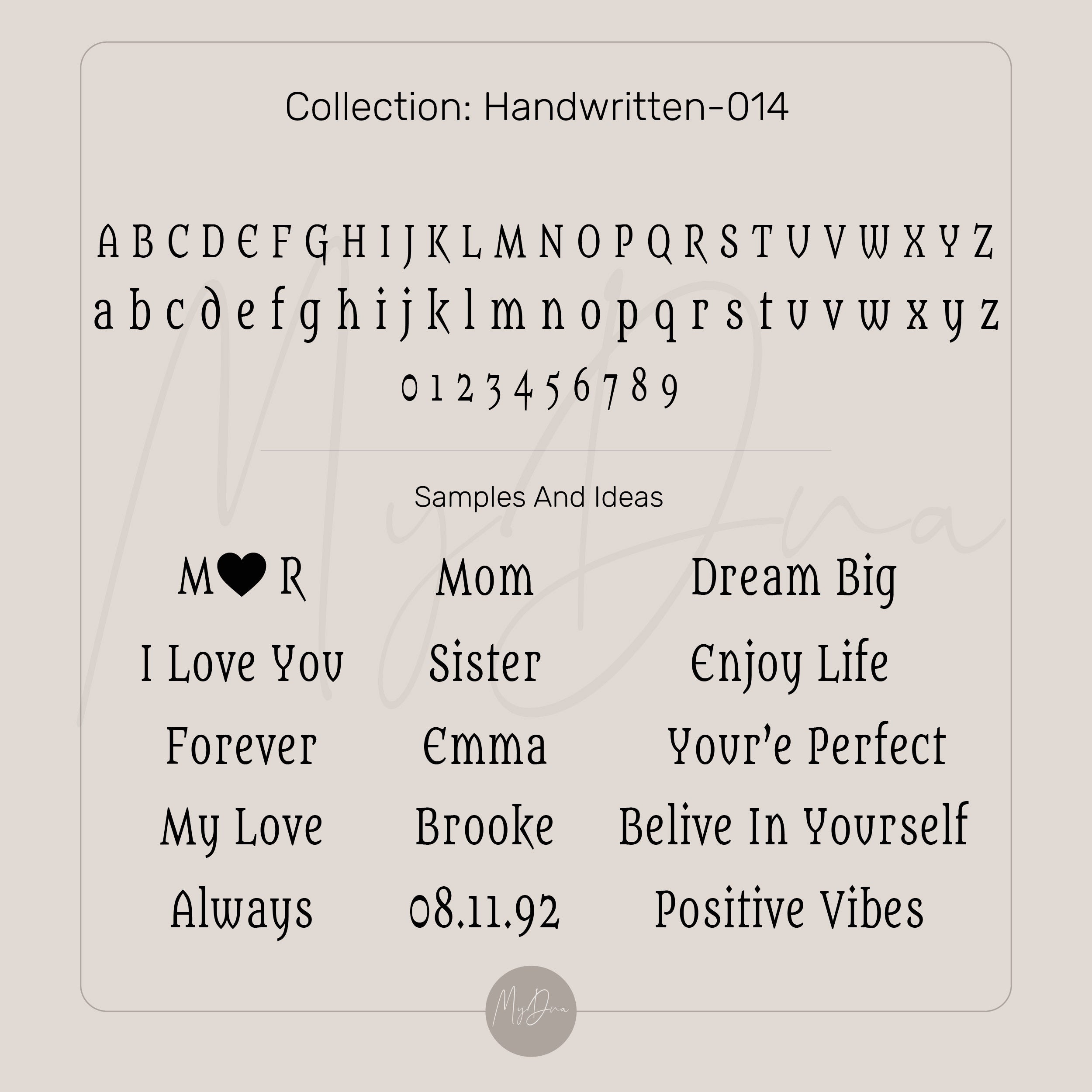 Custom Name Ring