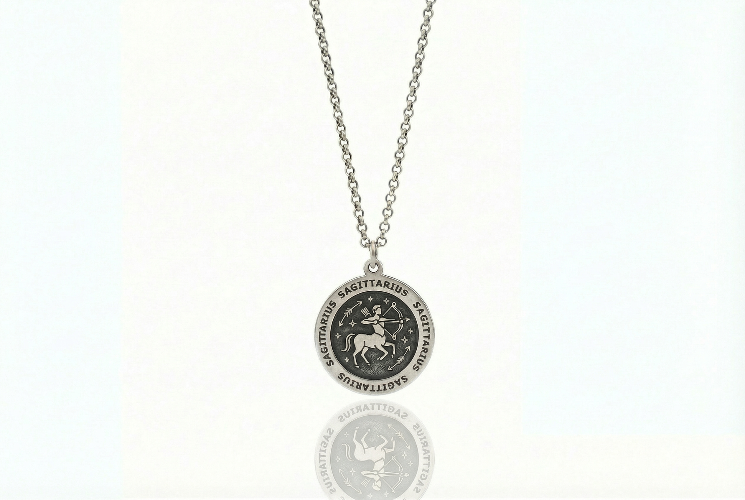 Custom Engraved Sagittarius Pendant