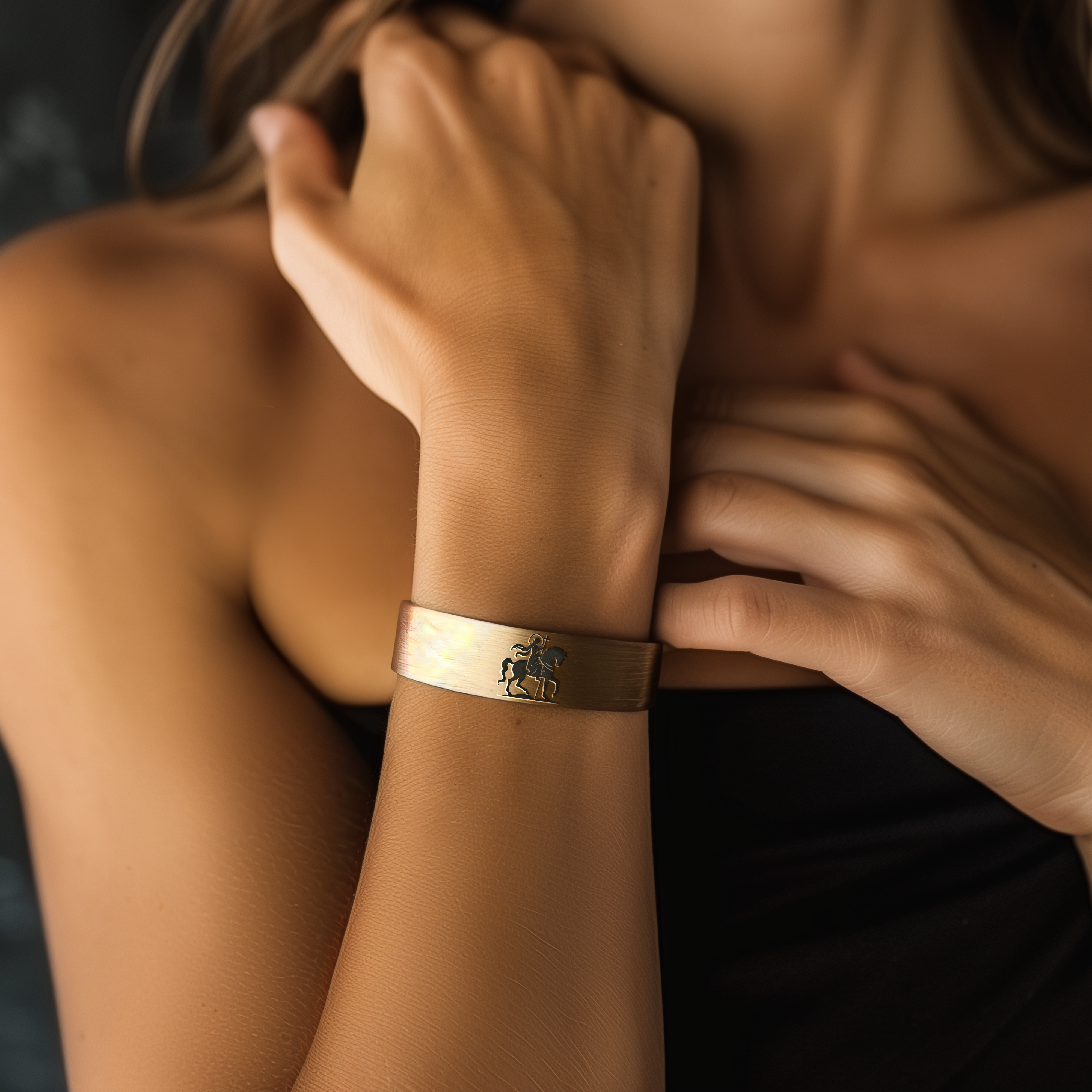 Saint George 24k Gold Bracelet