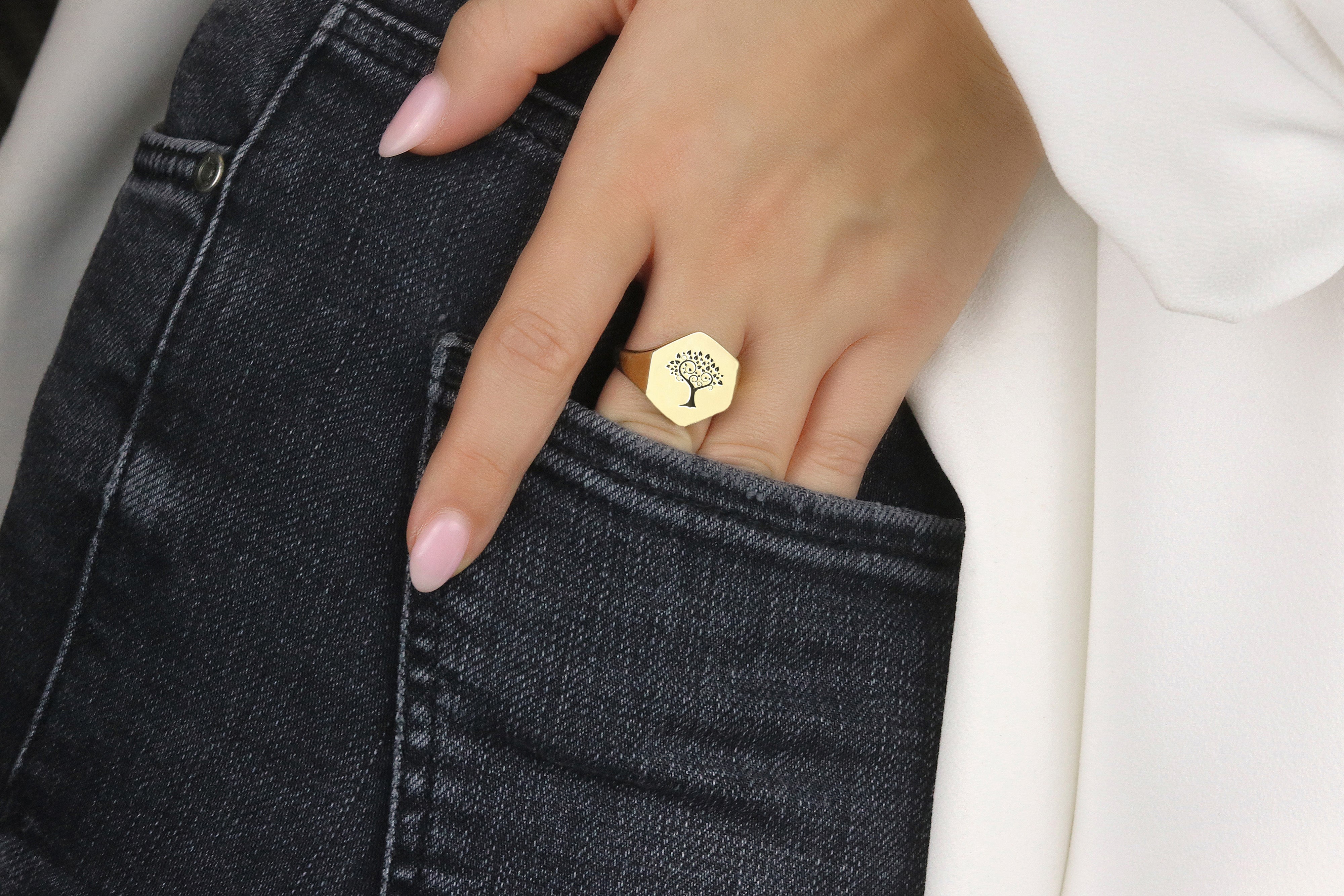 Tree Of Life Signet Ring