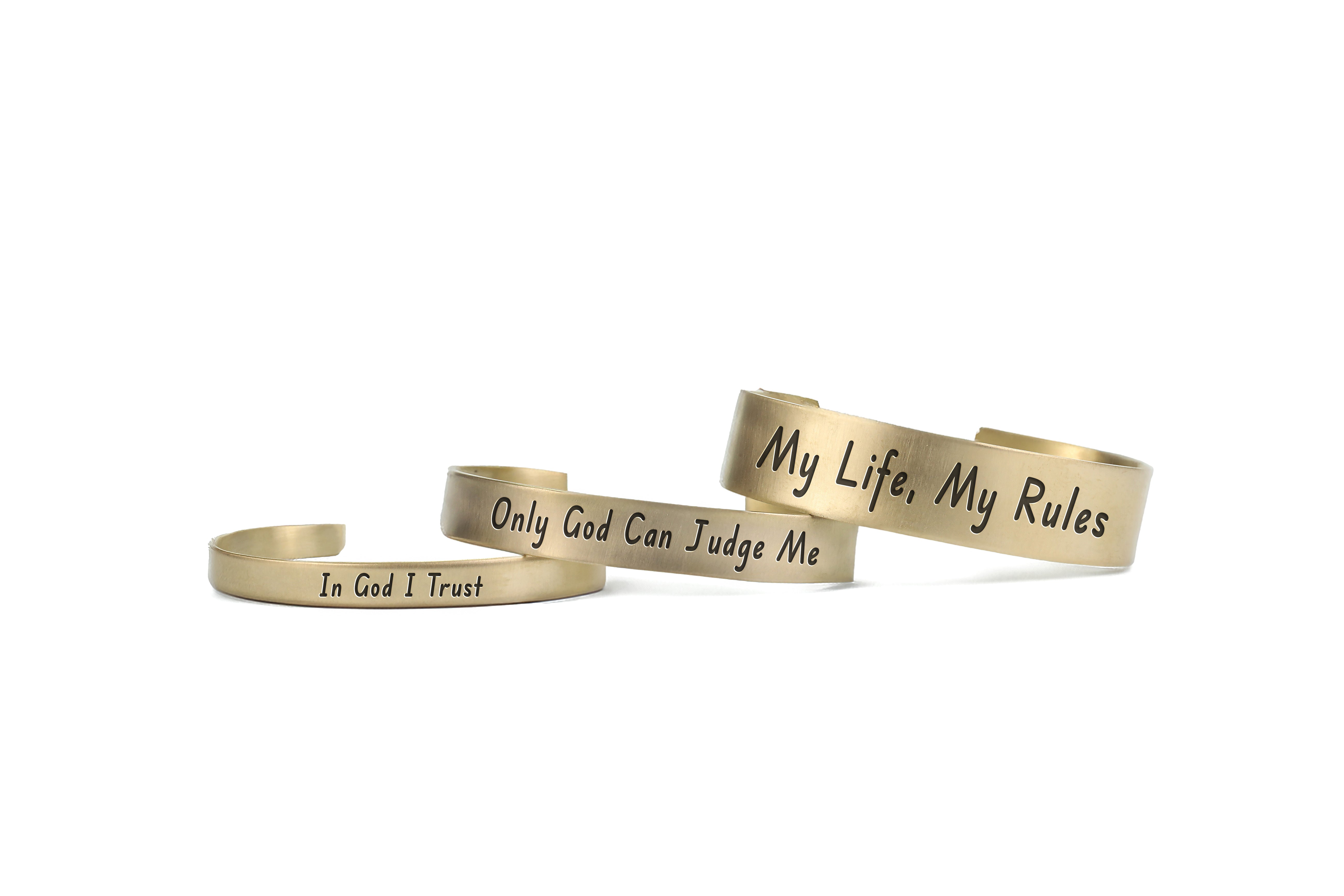 Personalized Text Bracelet