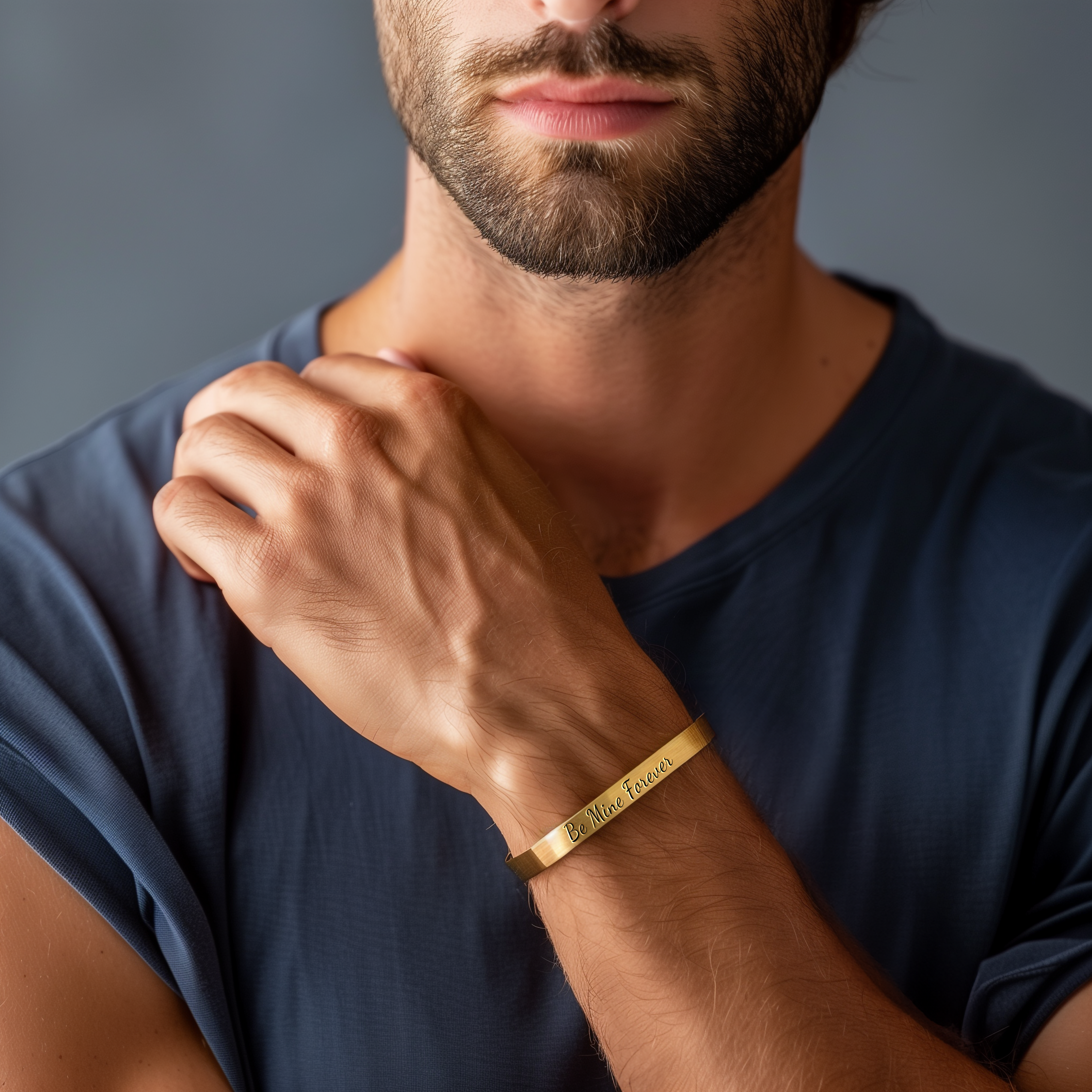 24k Gold Handwritten Bracelet