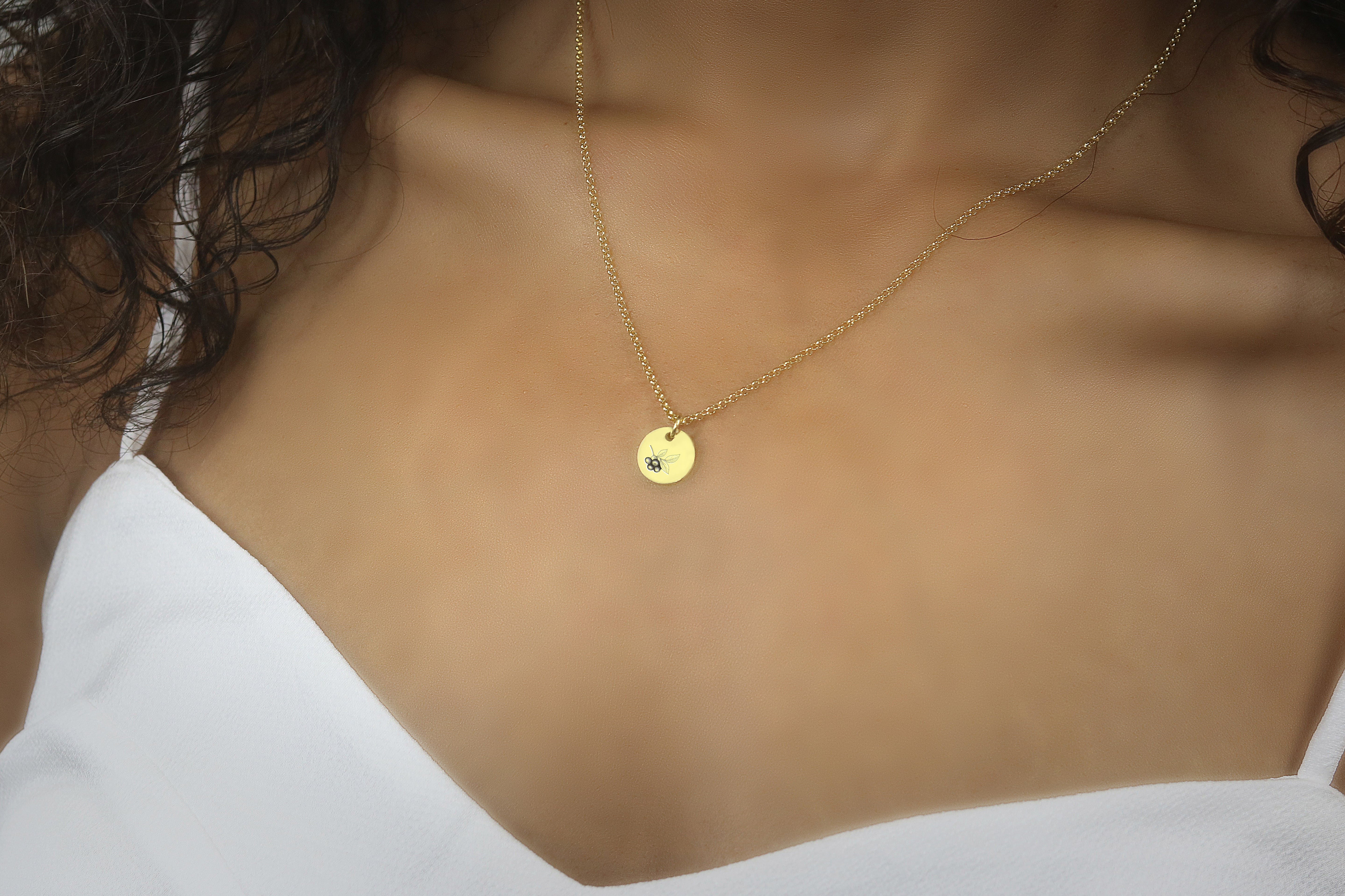 Blueberry Cute Pendant Necklace