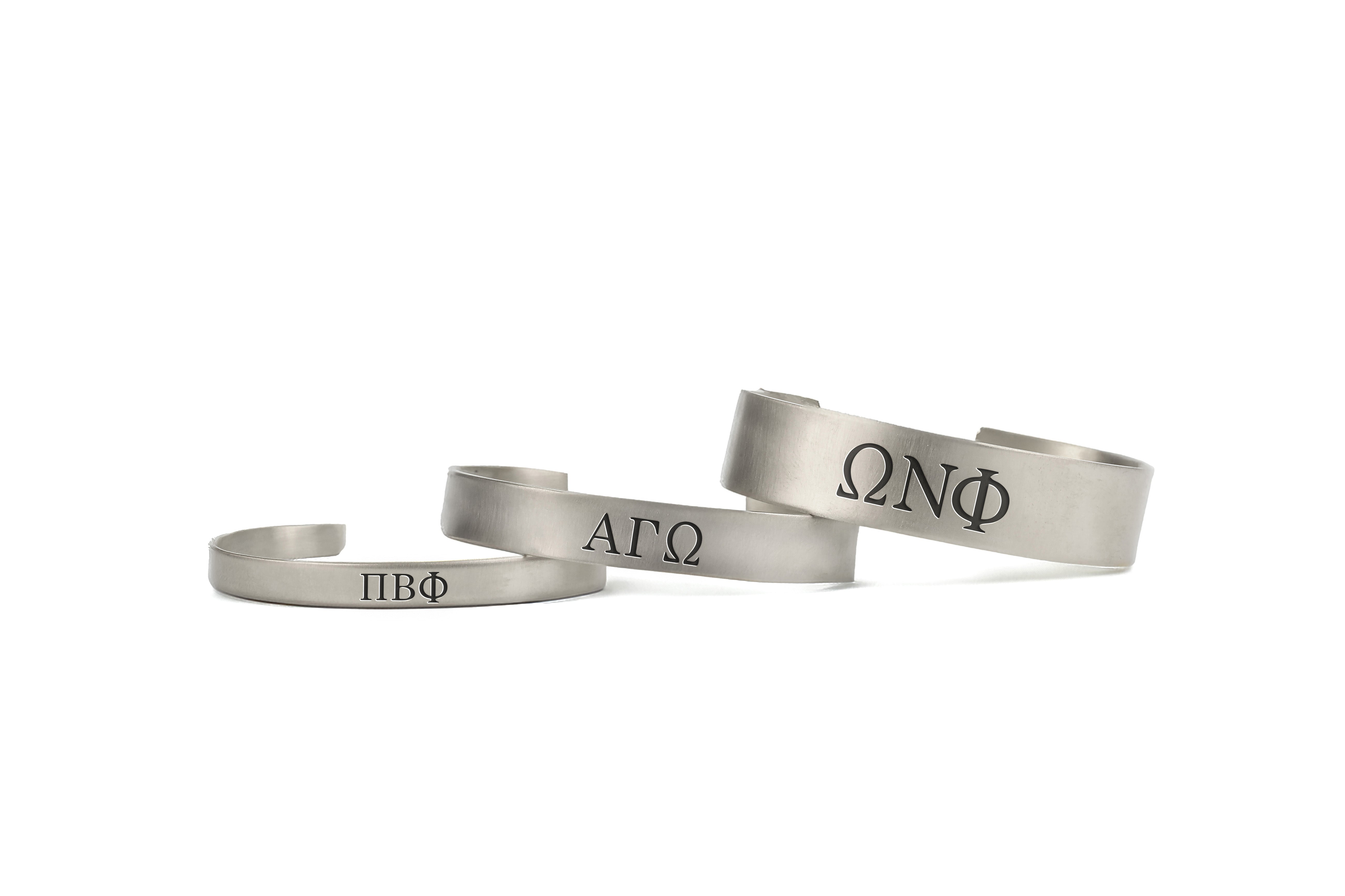 Sorority Open Cuff Bracelet